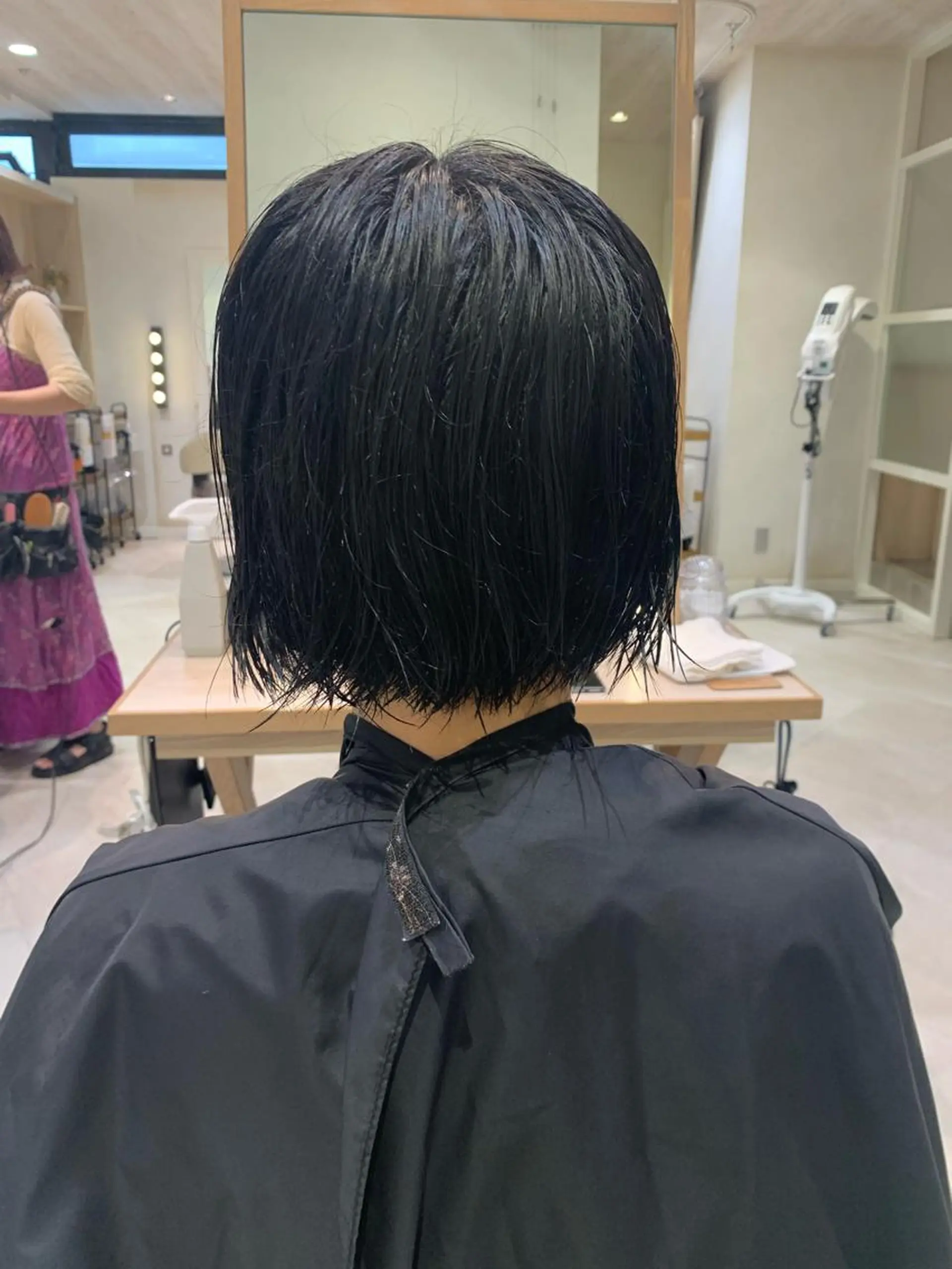 ショート 伸ばしかけ 髪質改善 縮毛矯正 トリートメント フェザー/ニュアンス パーマ/ryutoのヘアスタイル