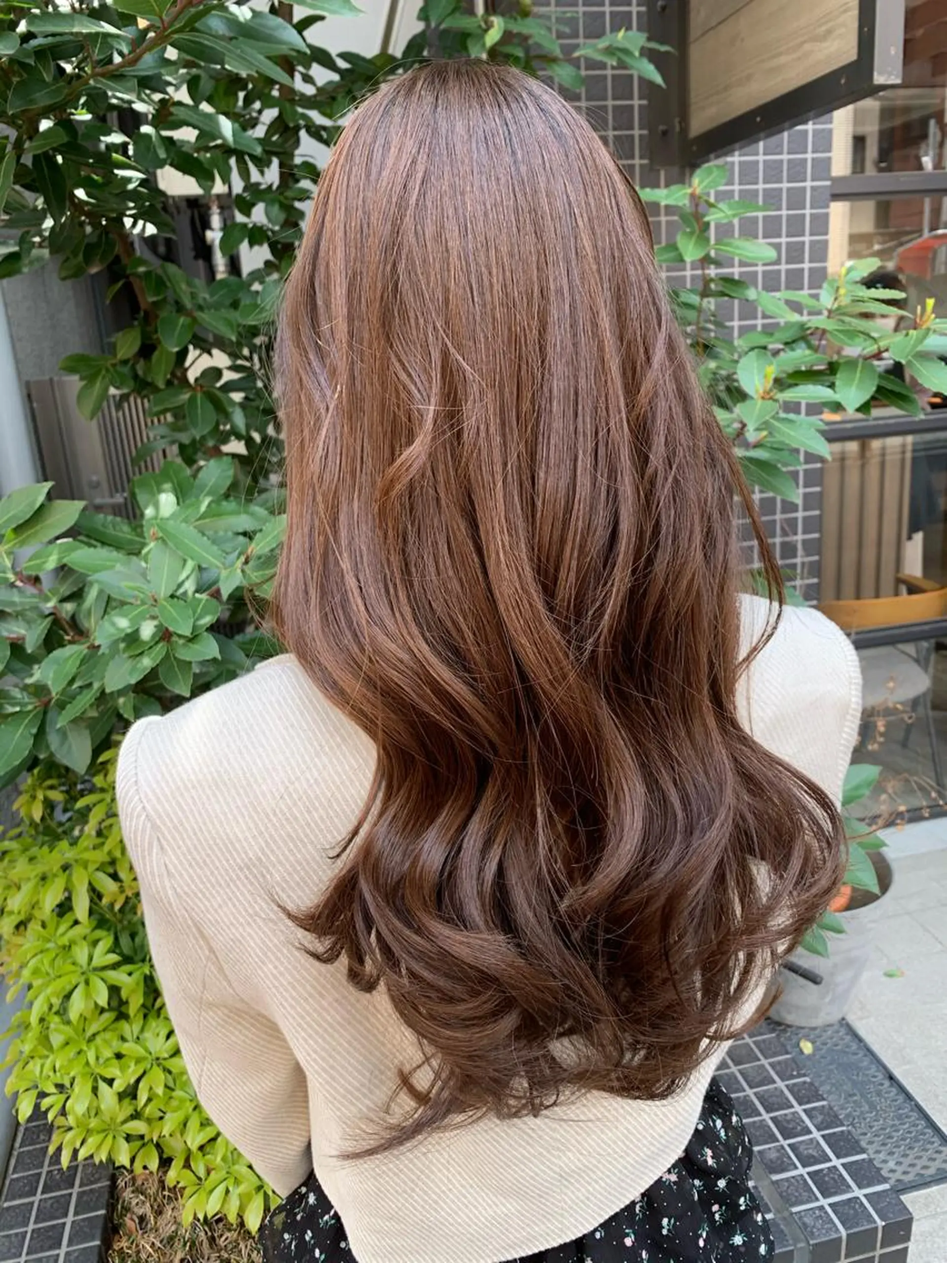 ロング カット ヘアカラー トリートメント 🌟美髪縮毛矯正🌟 吉田冴一のヘアスタイル
