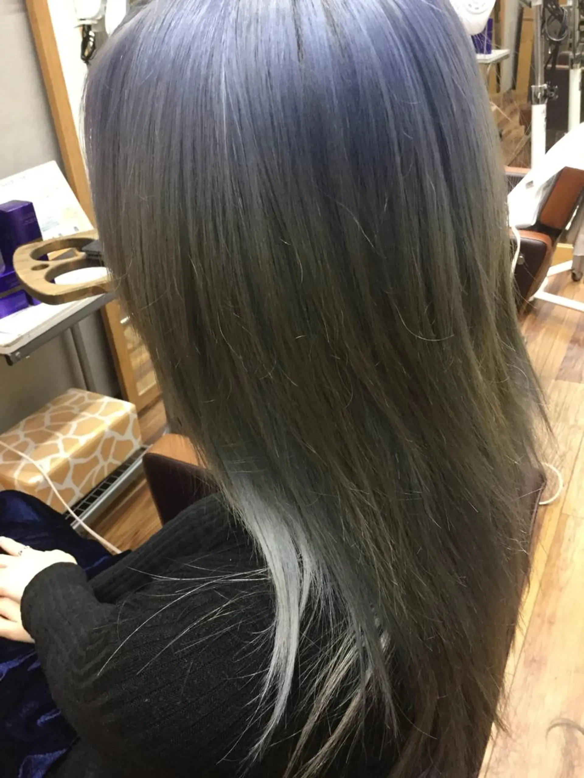 ロング カラー グラデーションカラー イルミナカラー 後藤 健史のヘアスタイル