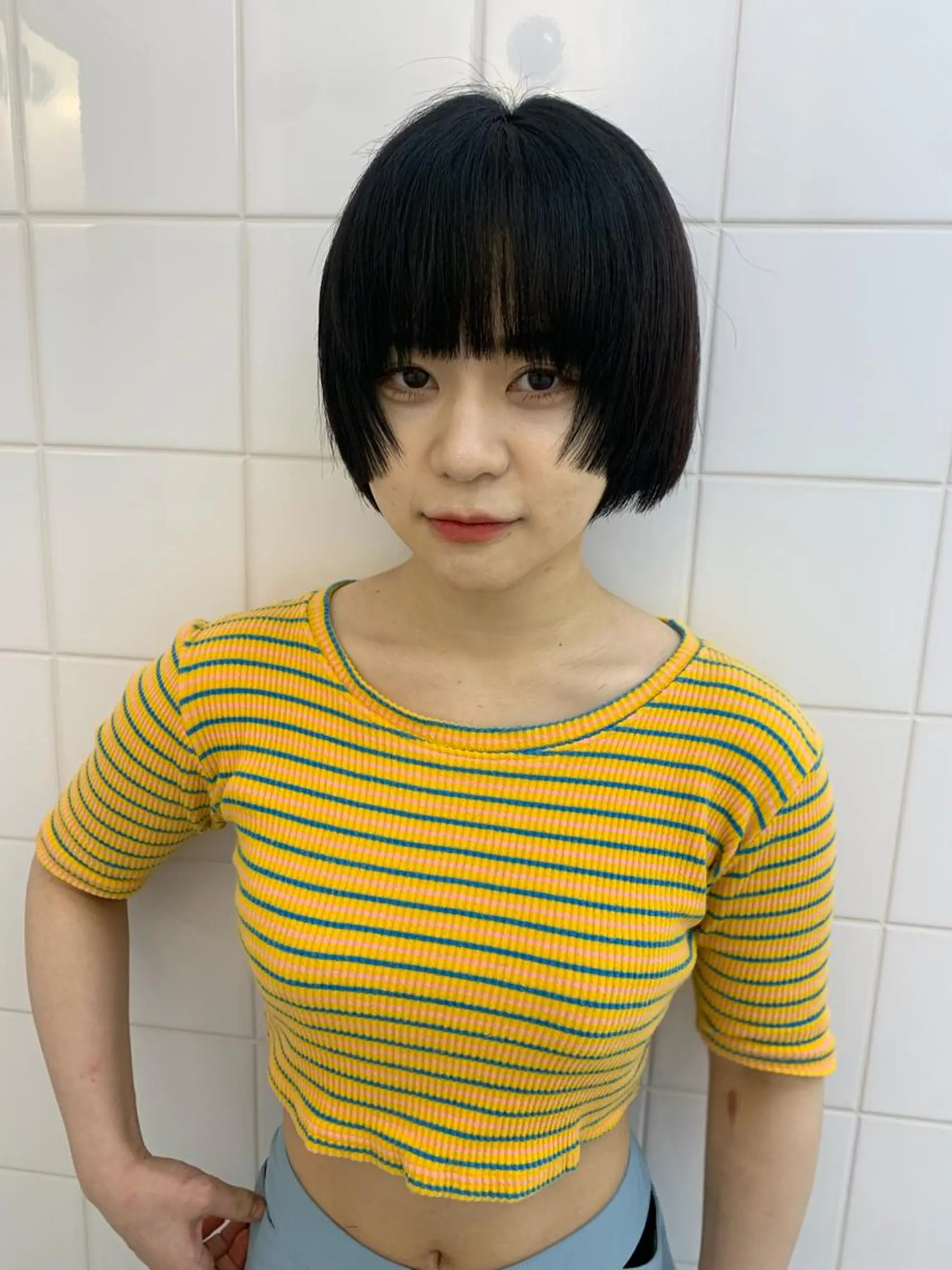 ショート カラー ヘアアレンジ カット 🧨ブリーチー×ボブ レイヤー💎じゅえるのヘアスタイル