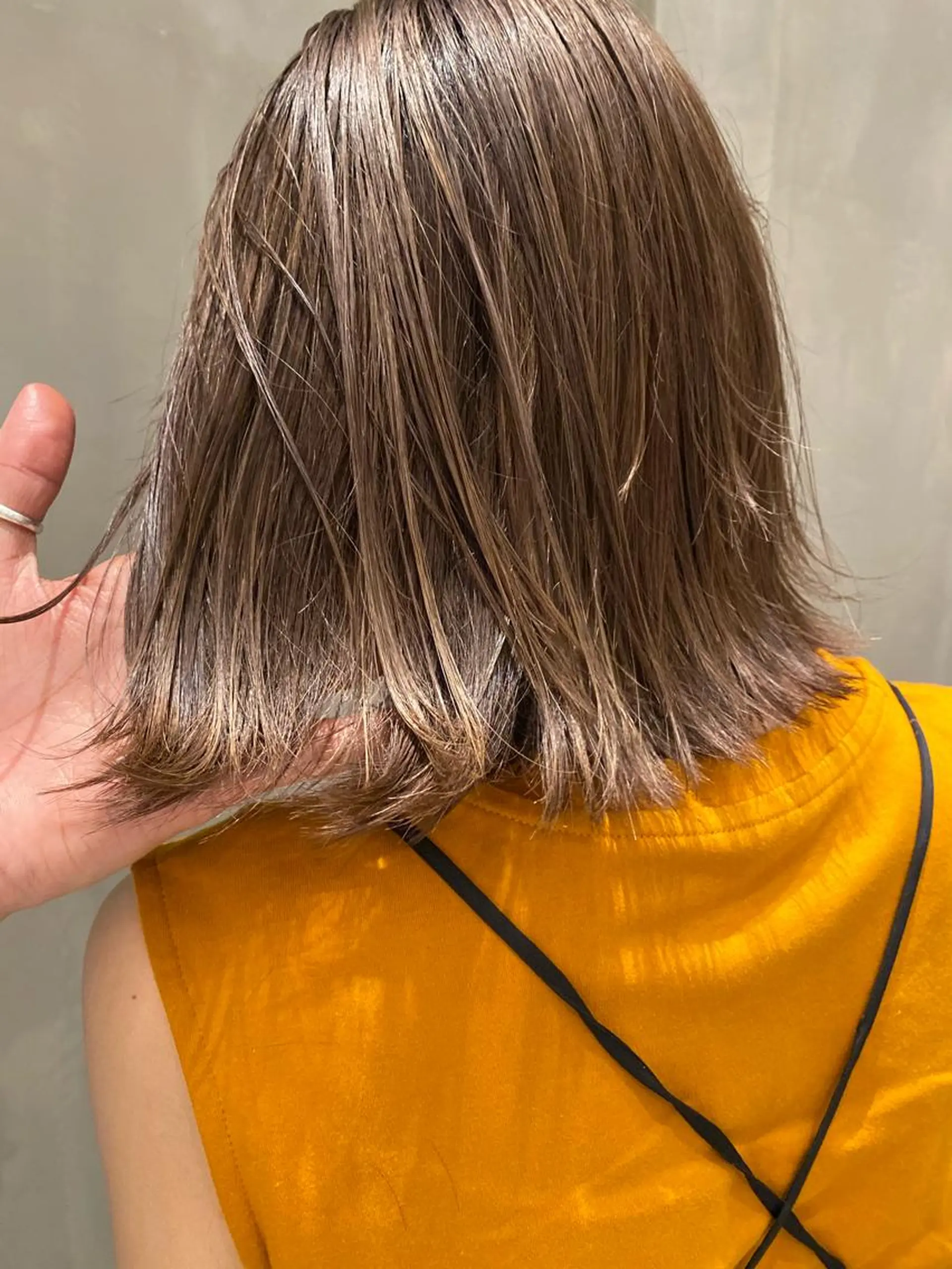 ミディアム ヨシモトリョウ 髪質改善/美髪のヘアスタイル