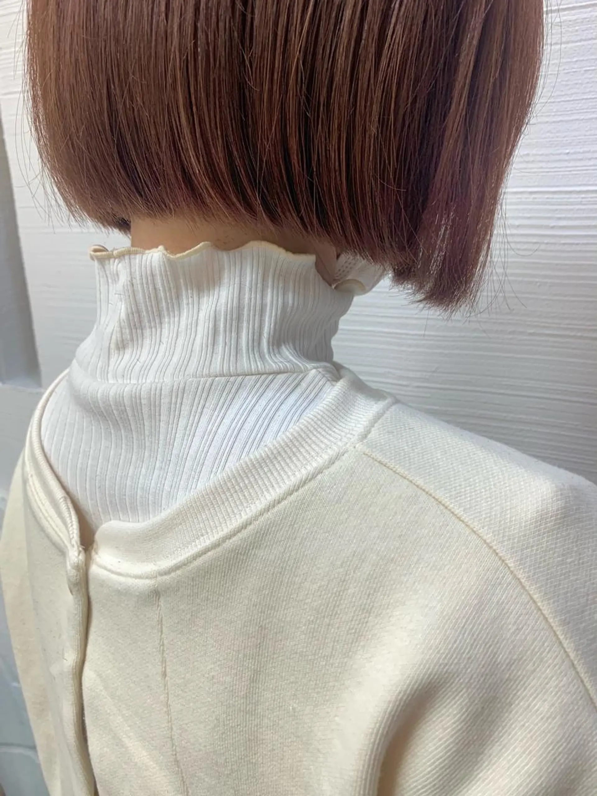 ショート カラー ベージュカラー オレンジ オレンジベージュ 矢野 晃平のヘアスタイル