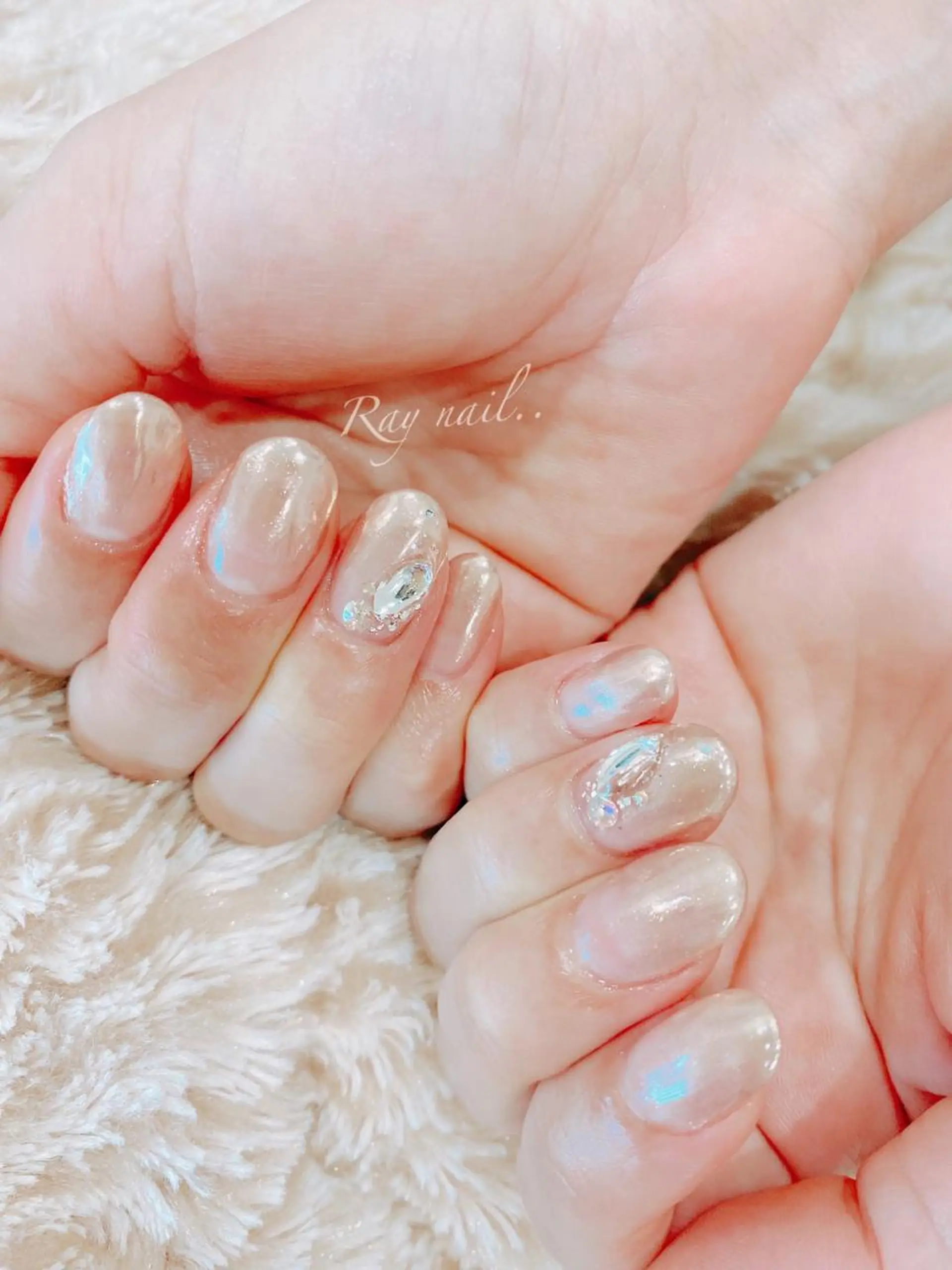 ネイル グラデーション ミラーネイル nailsalon ∞ ﾐｶﾅﾙ ∞のネイルデザイン