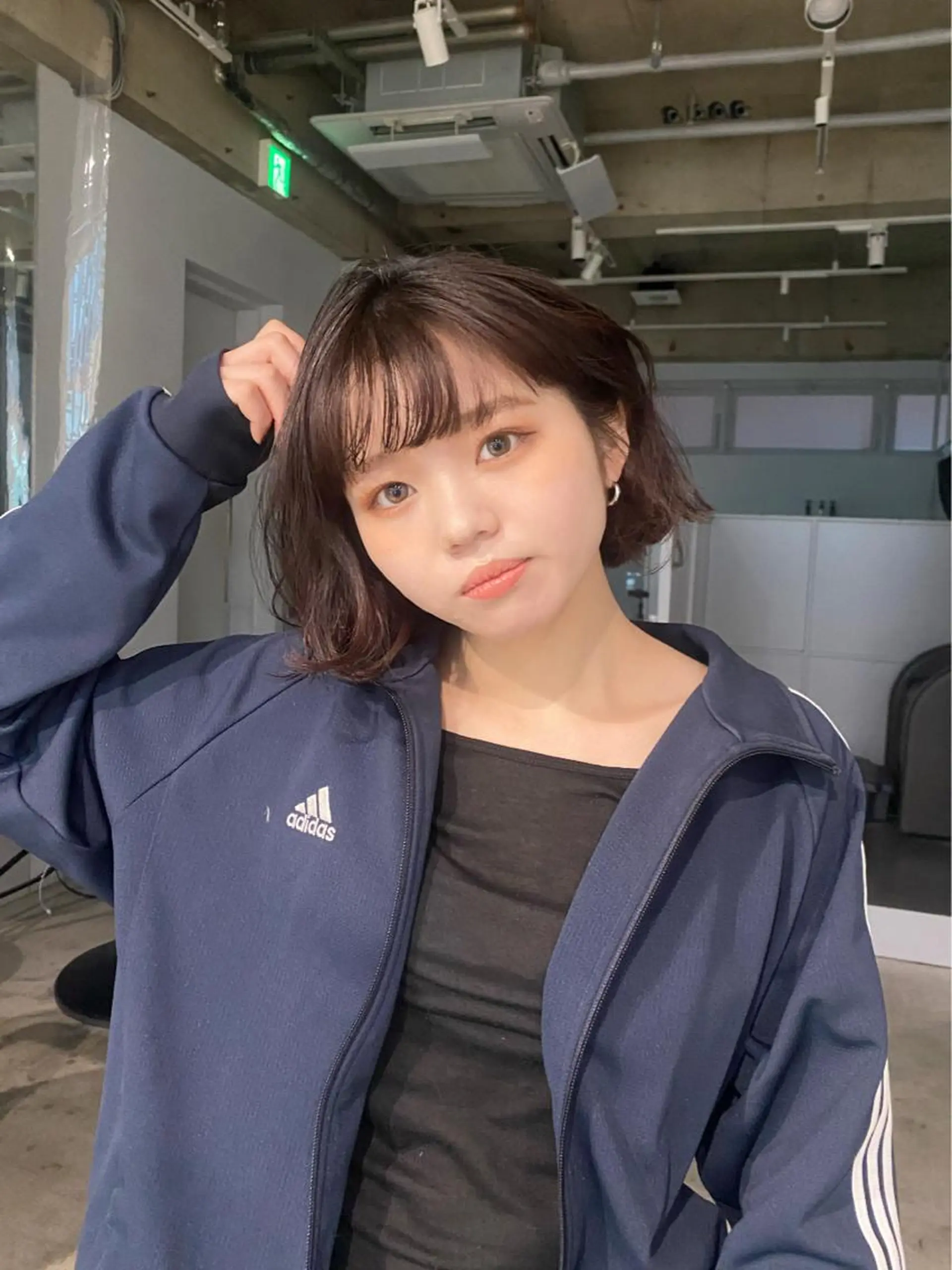 ショート カラー パーマ asuka/似合わせ /レイヤー/暖色のヘアスタイル