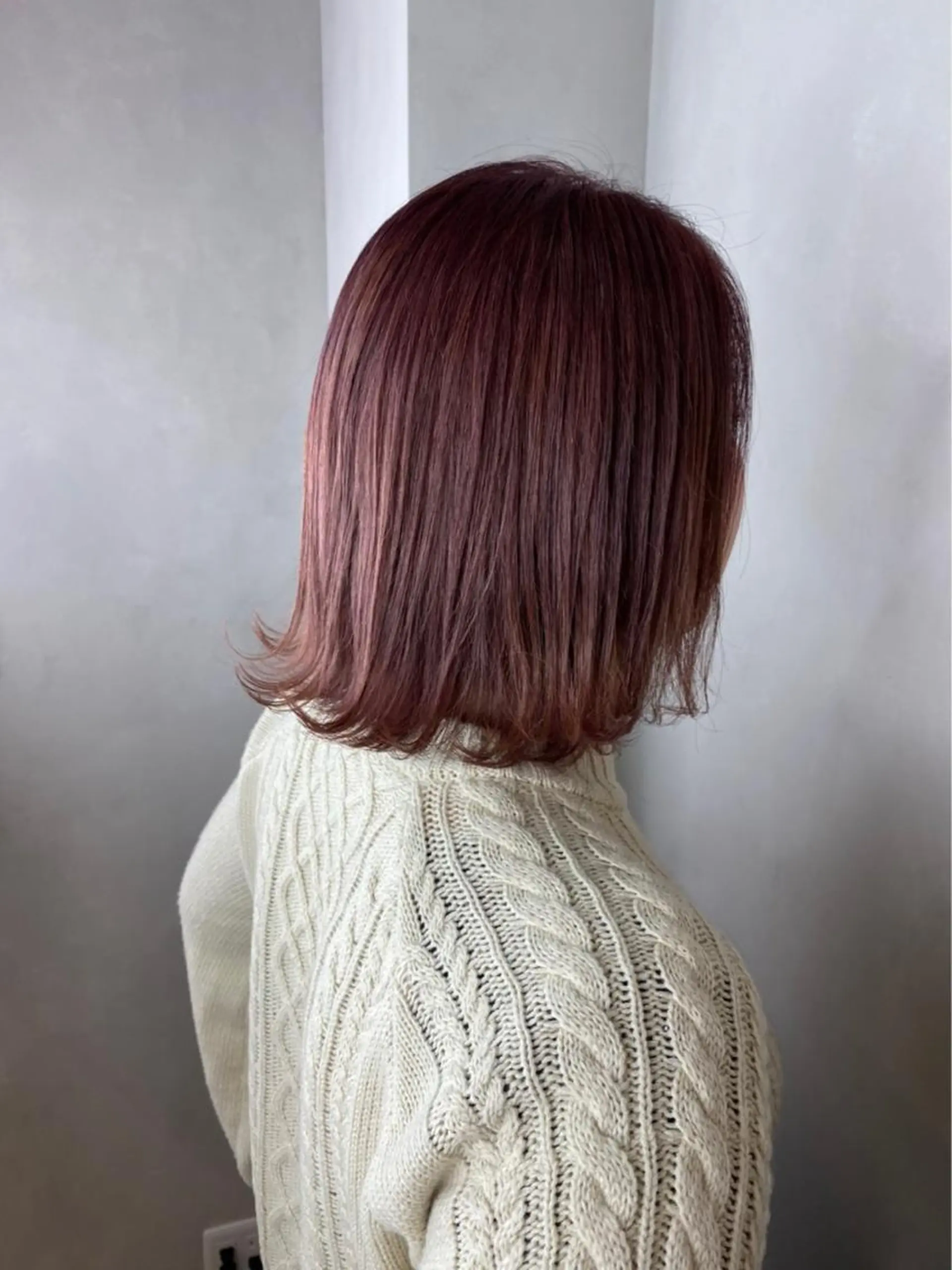 ショート カラー イルミナカラー ピンクカラー ボブ 外ハネヘア カット ヘアカラー トリートメント BROCANTE立川 karasawa.nのヘアスタイル