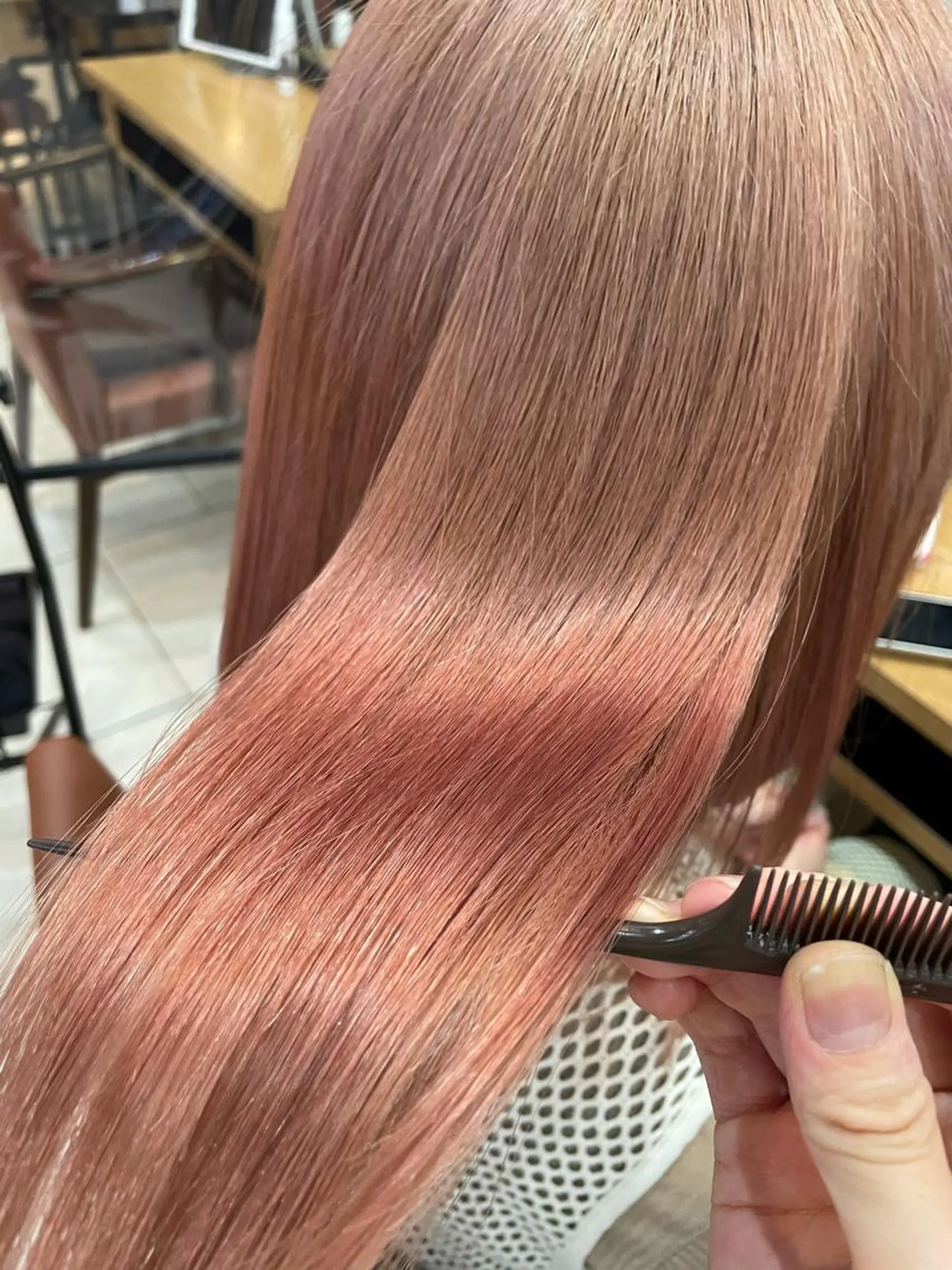 セミロング 縮毛矯正 トリートメント 酸熱トリートメント ボブ/ミディアム 親しみやすさ/さくらのヘアスタイル