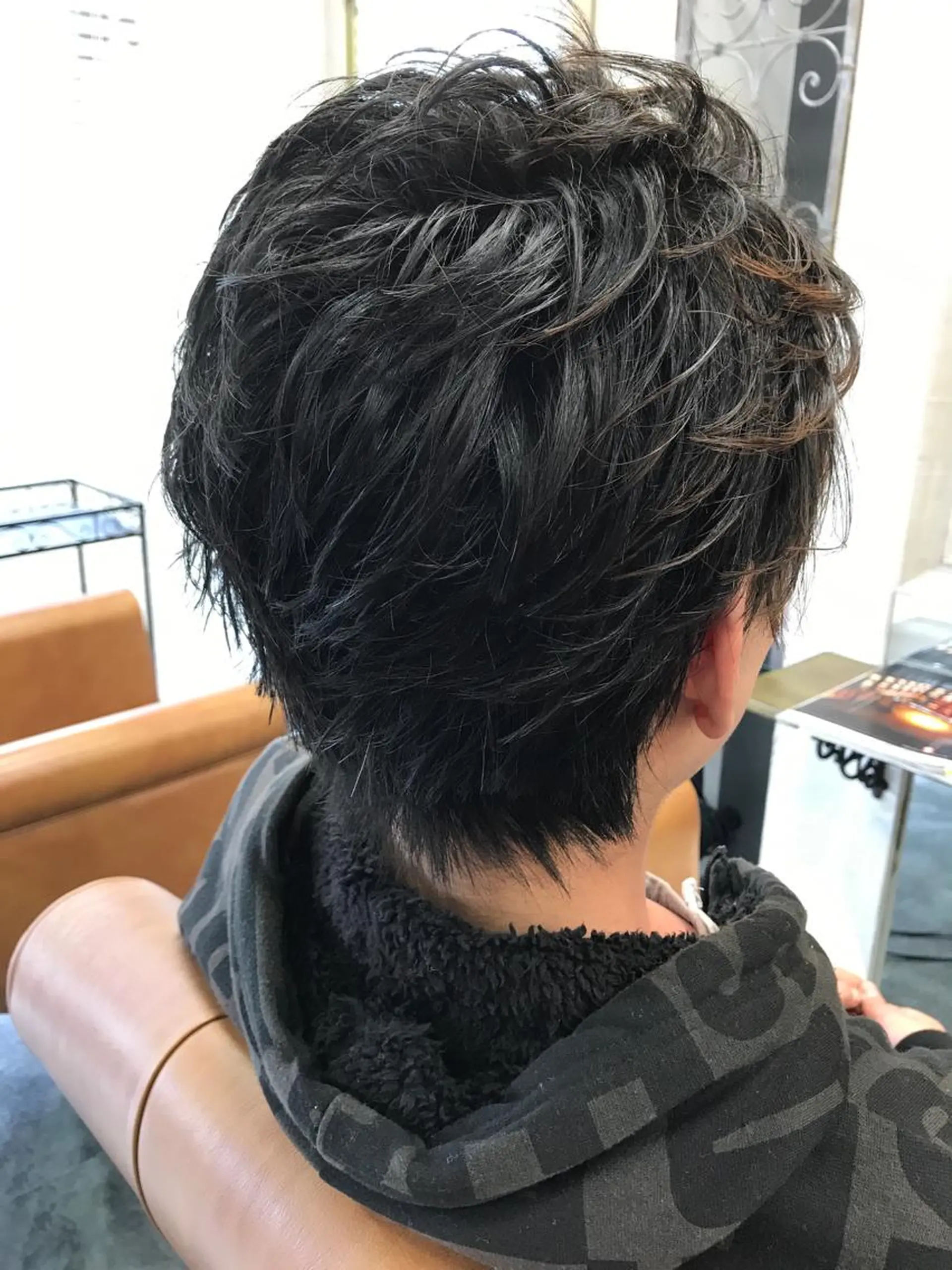 ショート カラー パーマ メンズ ショートヘア イシイ リョウヘイのヘアスタイル