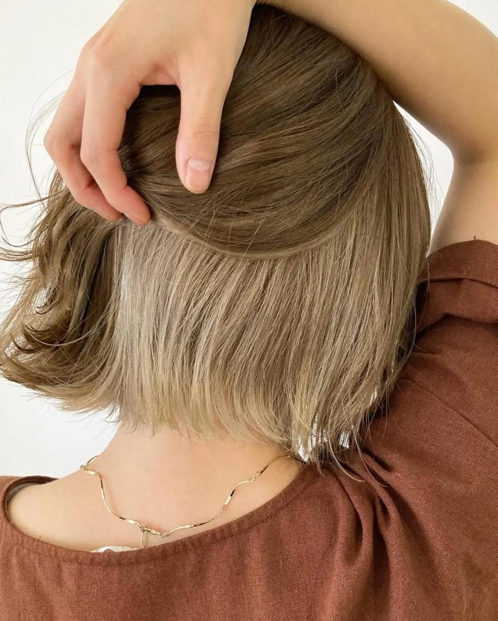 ミディアム カット ヘアカラー トリートメント ❄️透明感カラー❄️ メンズ✂️TOWAのヘアスタイル