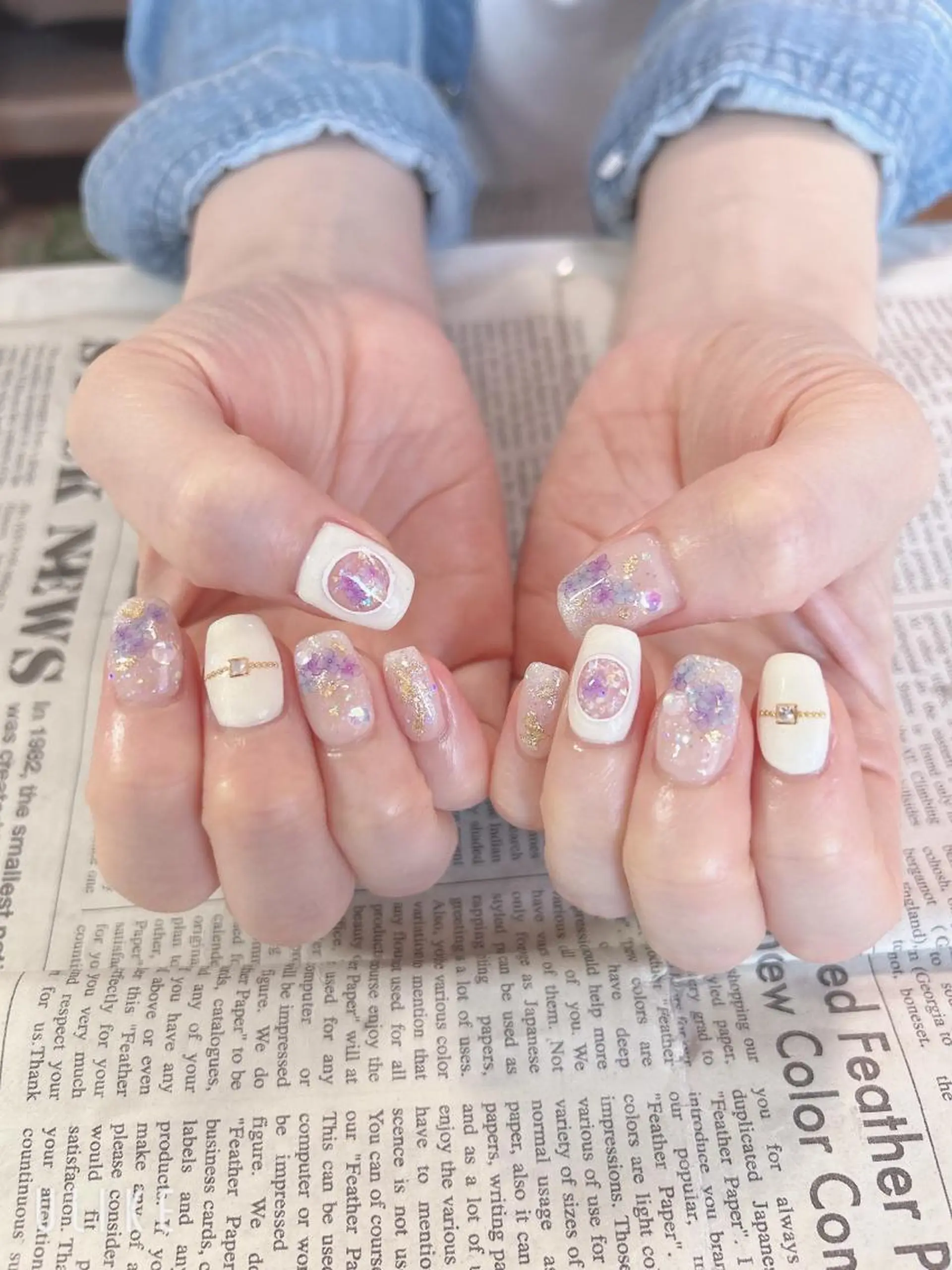 ネイル ハンドネイル ハンドケア 森山 舞のネイルデザイン