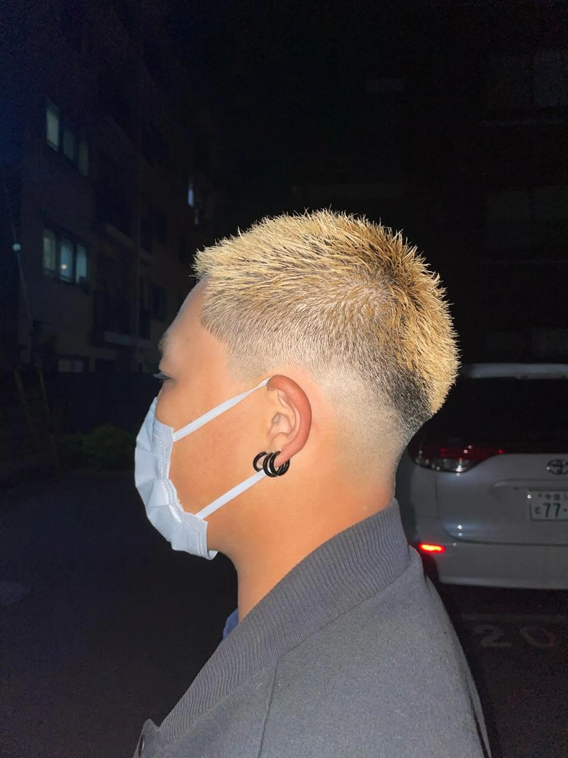 ショート メンズ Yugaメンズパーマ /フェードカットのヘアスタイル