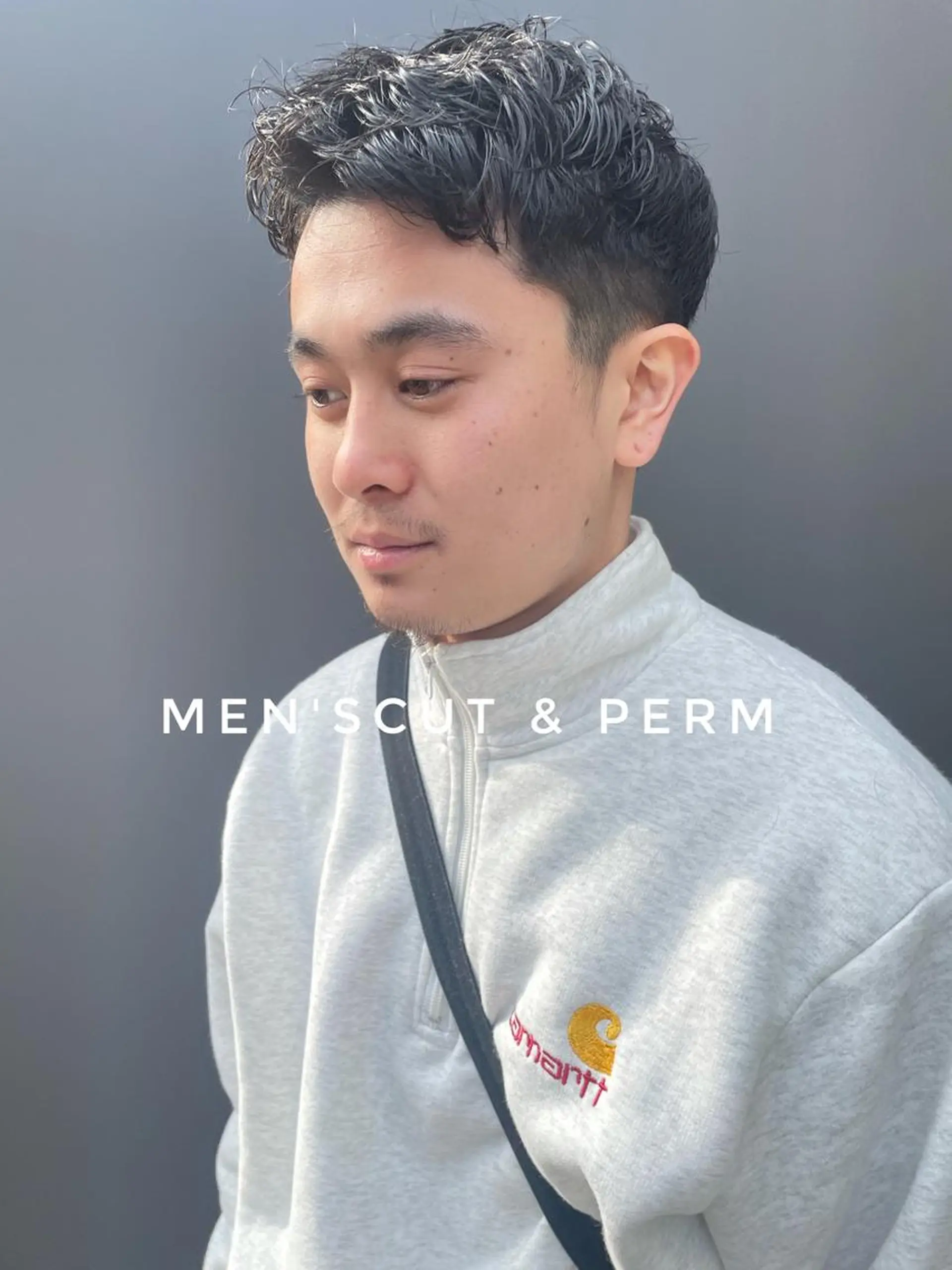 ショート カラー パーマ メンズ キッズ オトナヘア🌸 harukaのヘアスタイル