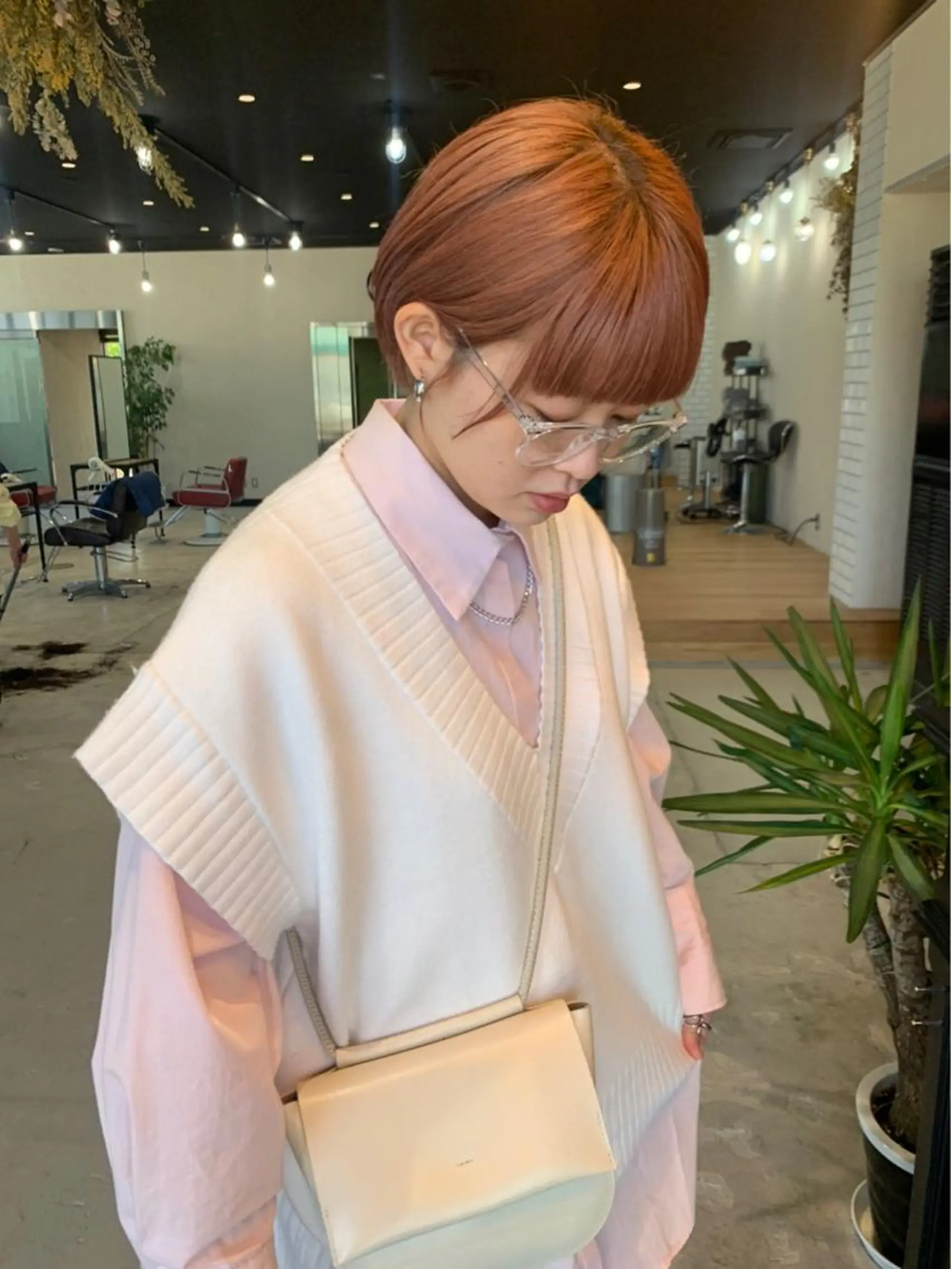 ショート カラー カット ヘアカラー 盛田 修将のヘアスタイル