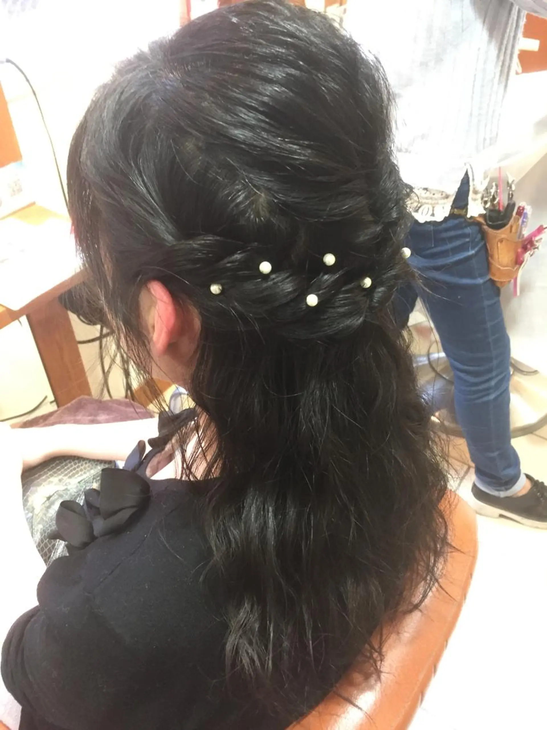 ロング カラー パーマ ヘアアレンジ 可愛いを作る神 ナオヒロのヘアスタイル