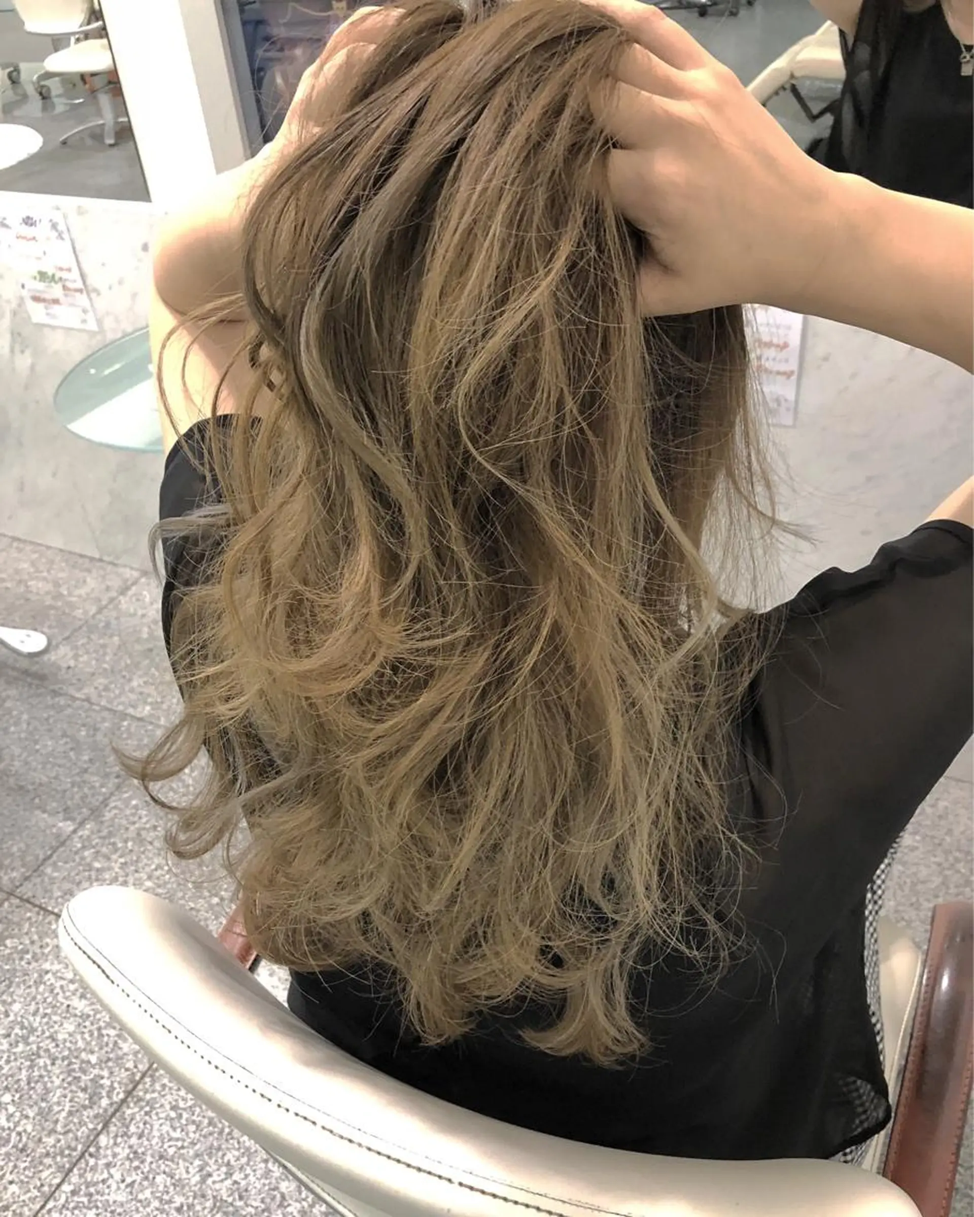 ロング カラー パーマ ヘアアレンジ 河合秀明/ショート /ボブ/レイヤーのヘアスタイル