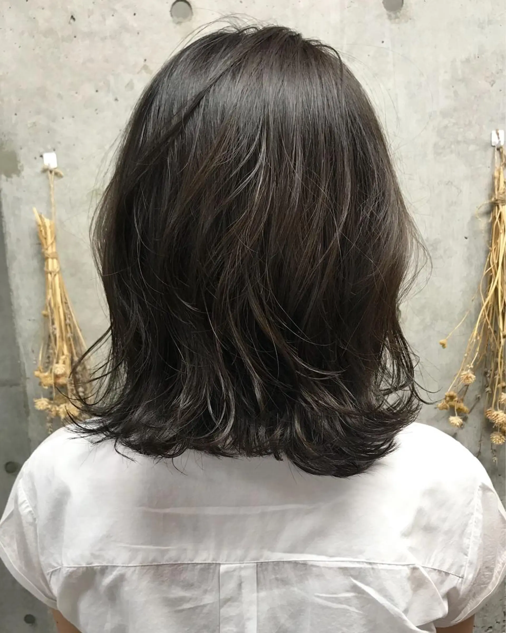ミディアム カラー ヘアアレンジ アッシュ Satsuki ✂︎♡のヘアスタイル