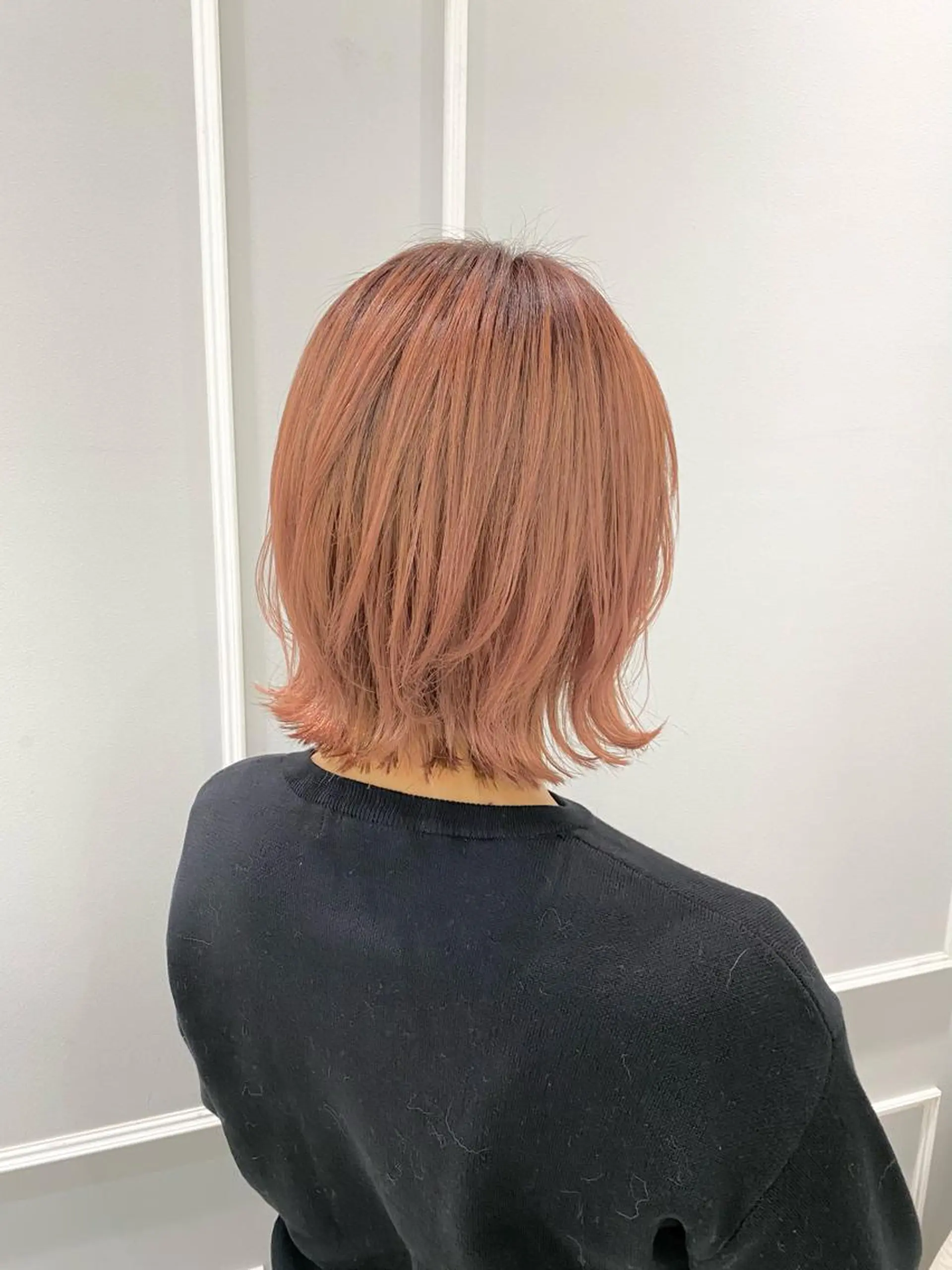 ミディアム カット ヘアカラー トリートメント 似合わせ艶髪カラー ❤️ハダユミのヘアスタイル