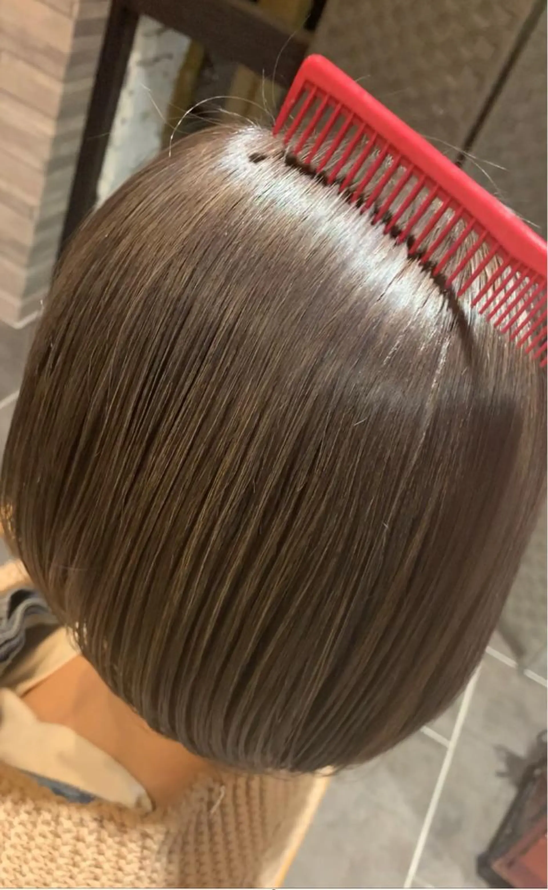 ショート カラー グレージュ ラベンダーカラー ラベンダーグレージュ ラベンダーグレー Gain Nanamiのエステ・リラクイメージ