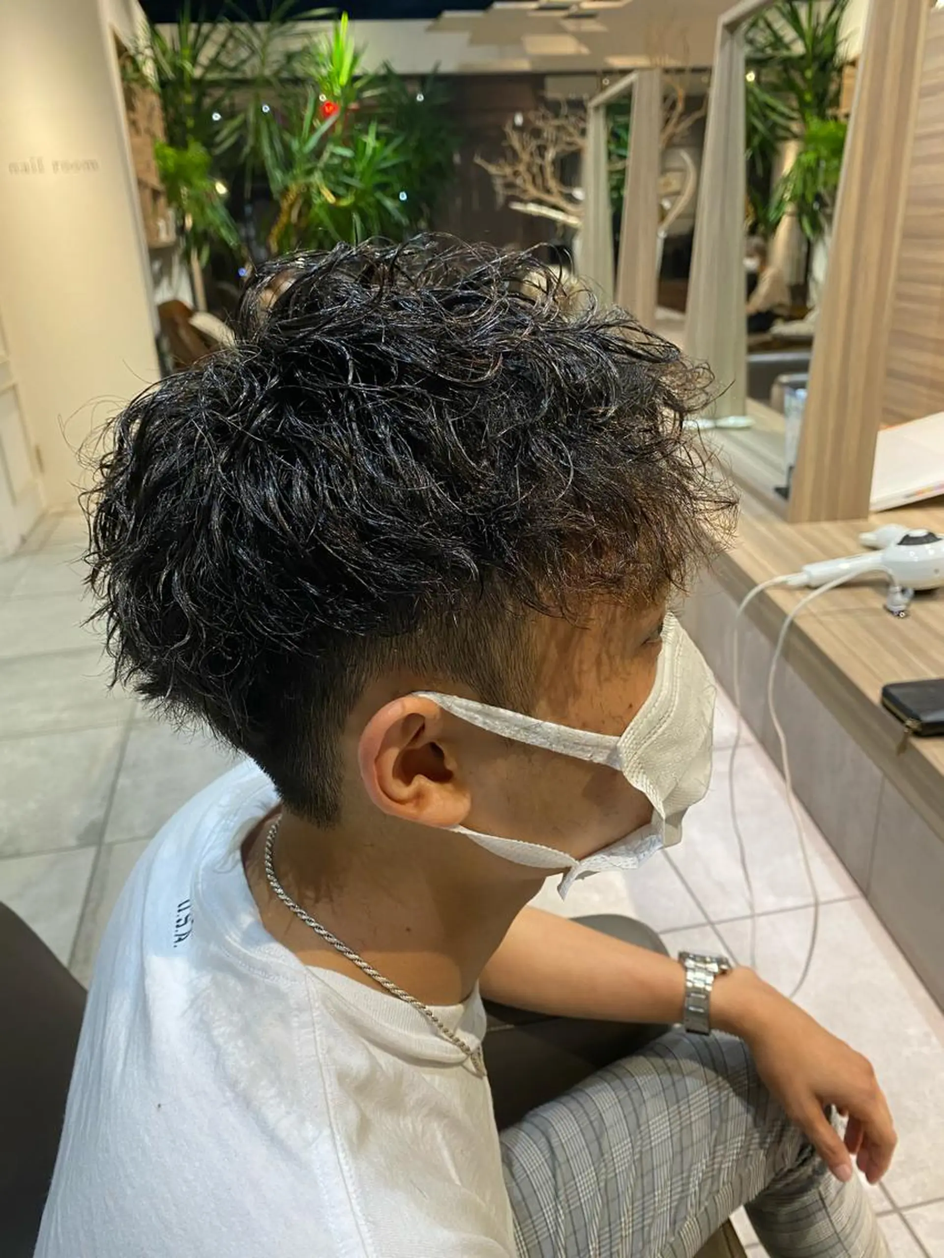 ショート パーマ ツイストパーマ 川越 輝梨奈のヘアスタイル