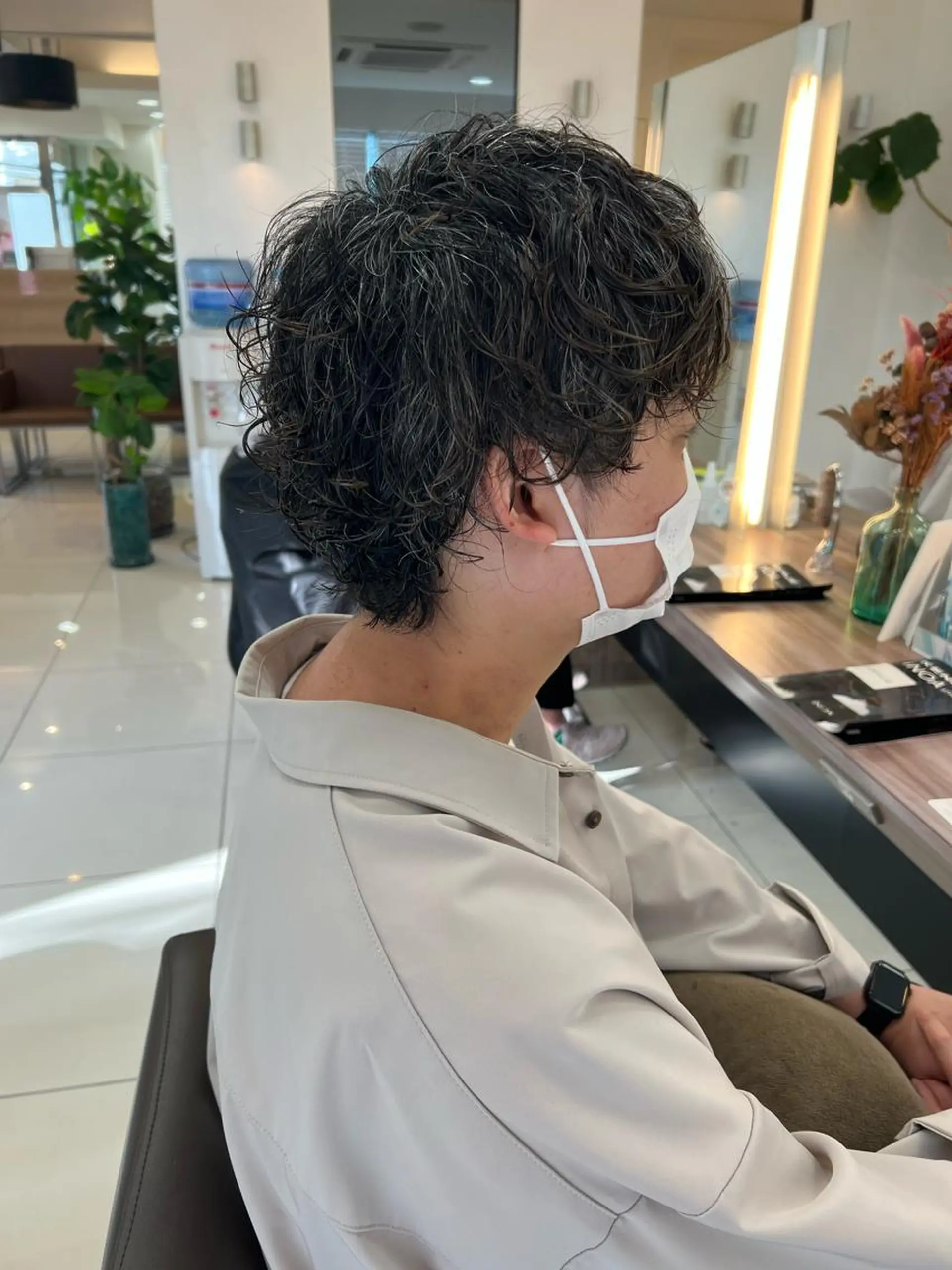 パーマ メンズ カット パーマ 🧸 サトウサクネ🧸のヘアスタイル