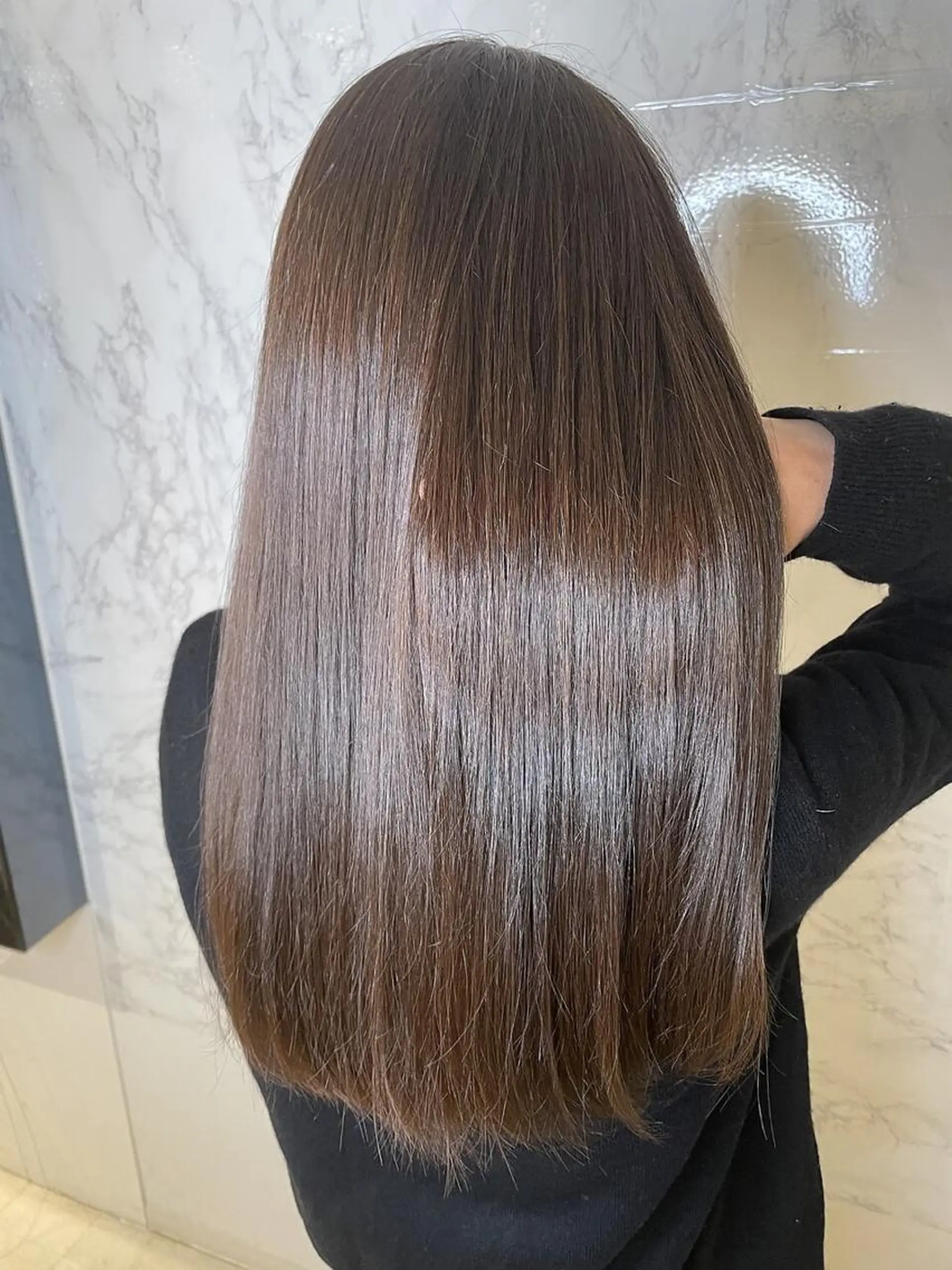 ロング カラー 髪質改善・縮毛矯正 濱　泰賀のヘアスタイル