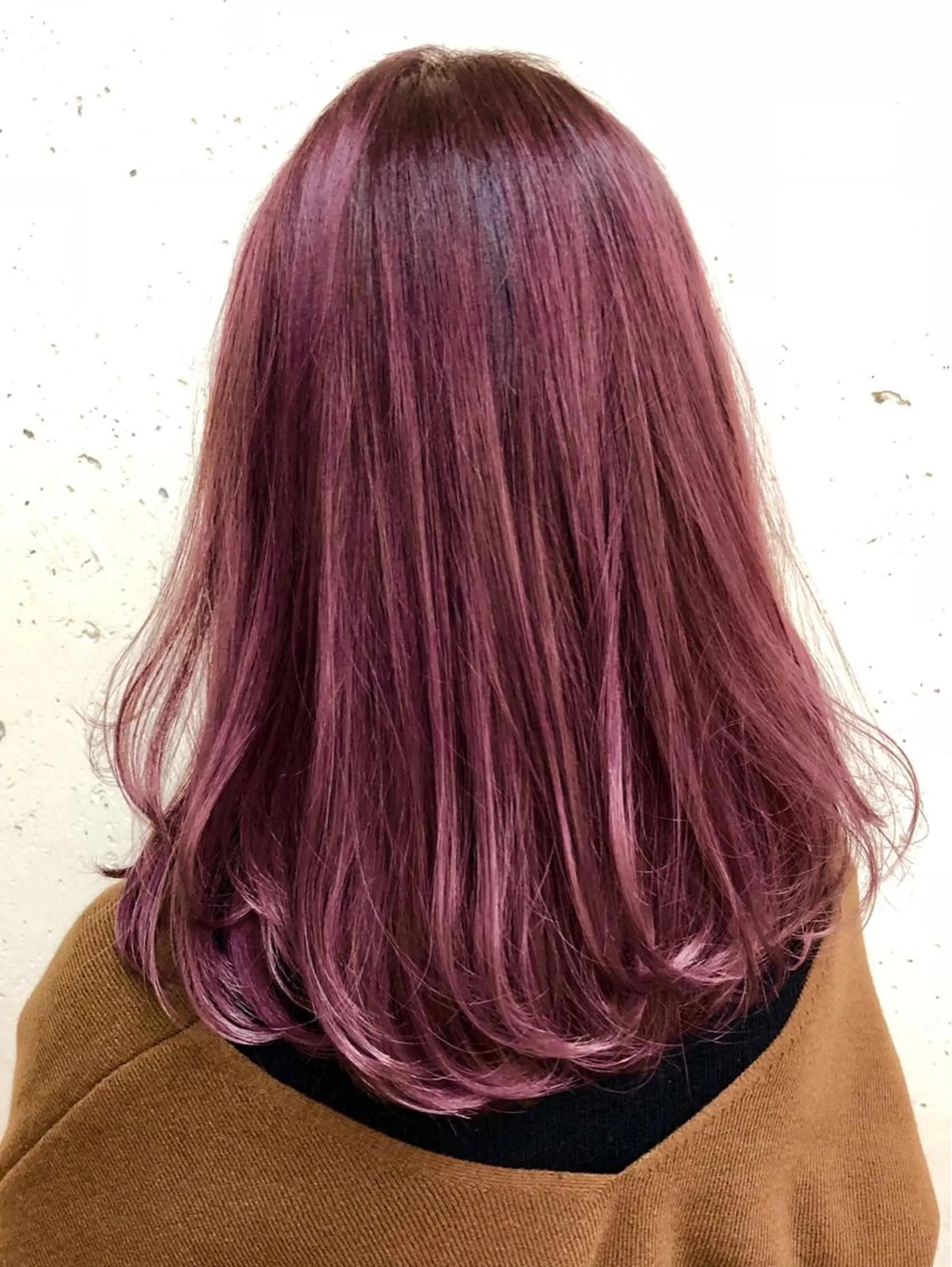 カラー バイオレットカラー ショート・ボブ 徳竹淳一のヘアスタイル