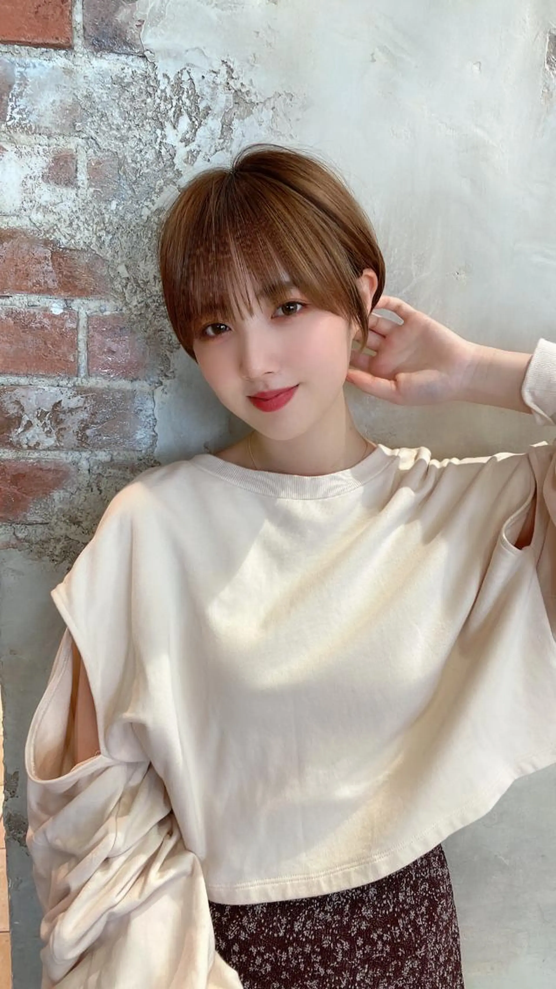 ショート 切りっぱなしボブ ショートボブ ハンサムショート 丸みショート アッシュ カット ヘアカラー トリートメント ショート、ボブの神✨ 峯朋也✂︎✨のヘアスタイル