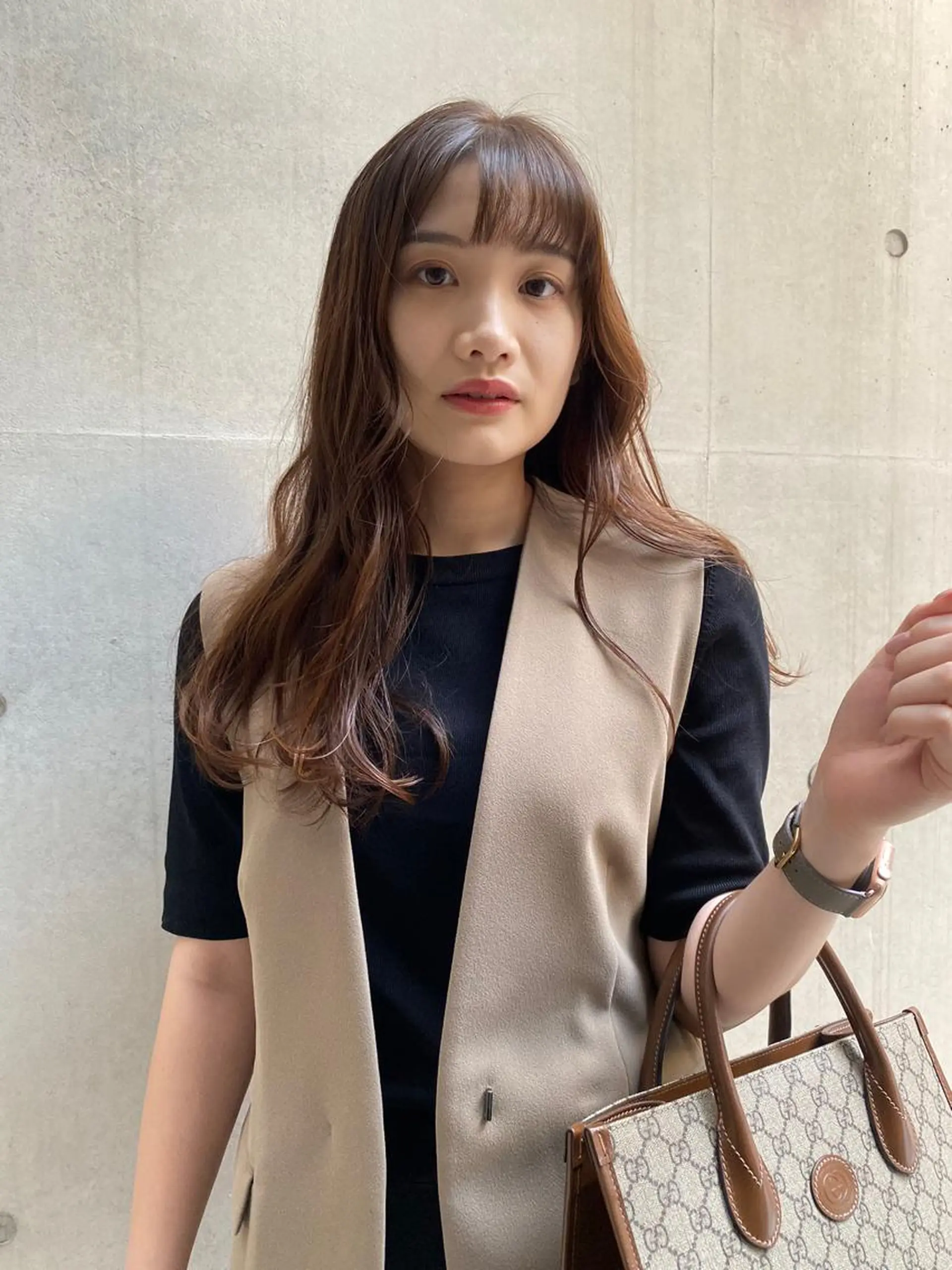 セミロング カラー ショートボブ セミロングパーマ ブリーチ 透明感カラー ダブルカラー カット 縮毛矯正 alu/心斎橋大阪 ボブ/ブリーチなしのヘアスタイル