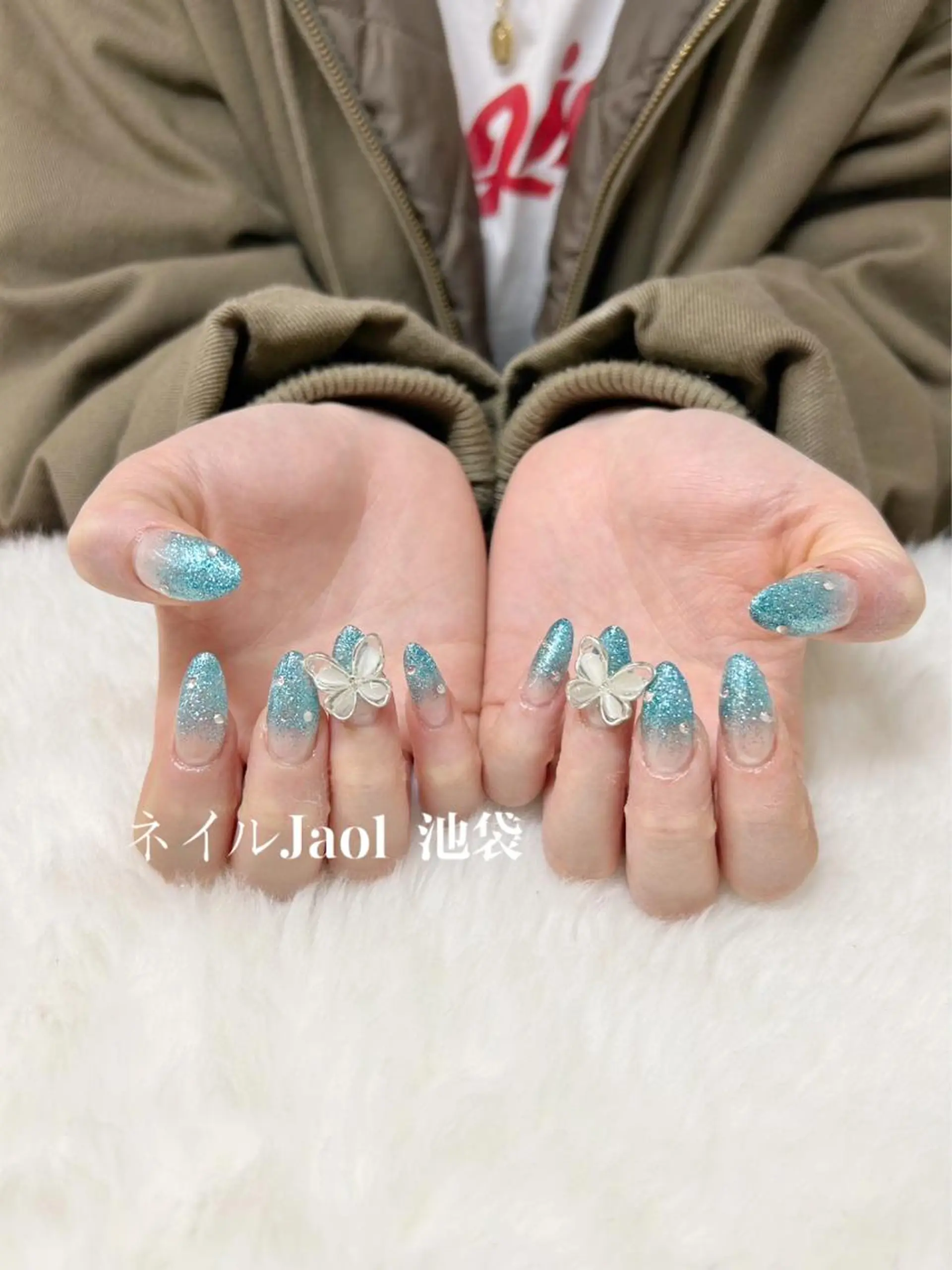 セミロング ハンドネイル ネイルJaol 池袋のネイルデザイン