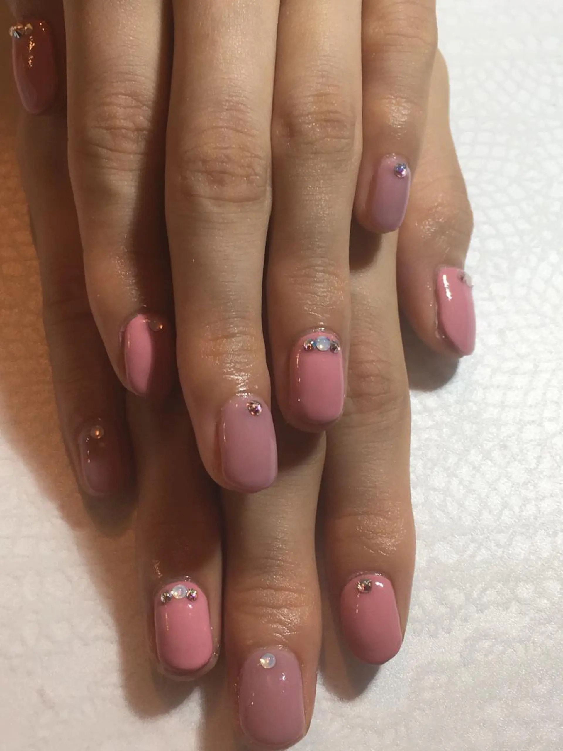 ネイル ピンク 古川 里美のネイルデザイン