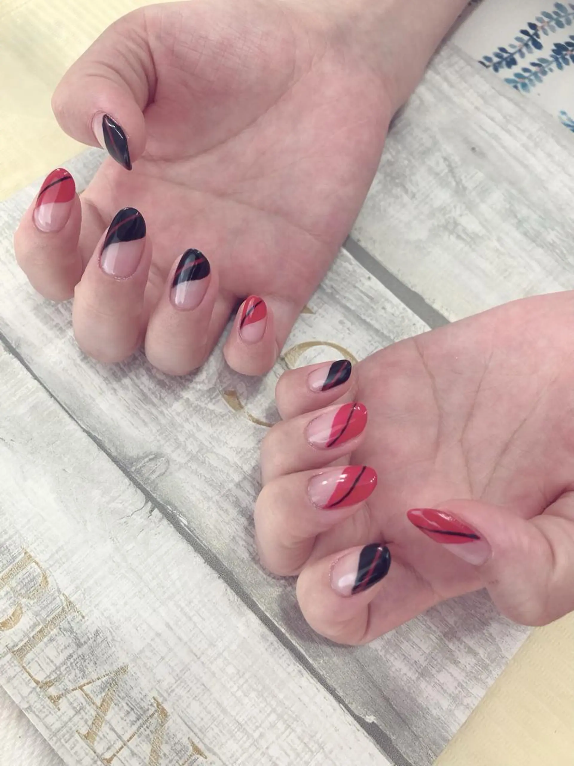 ネイル 北浦和 自爪育成ケアのネイルデザイン