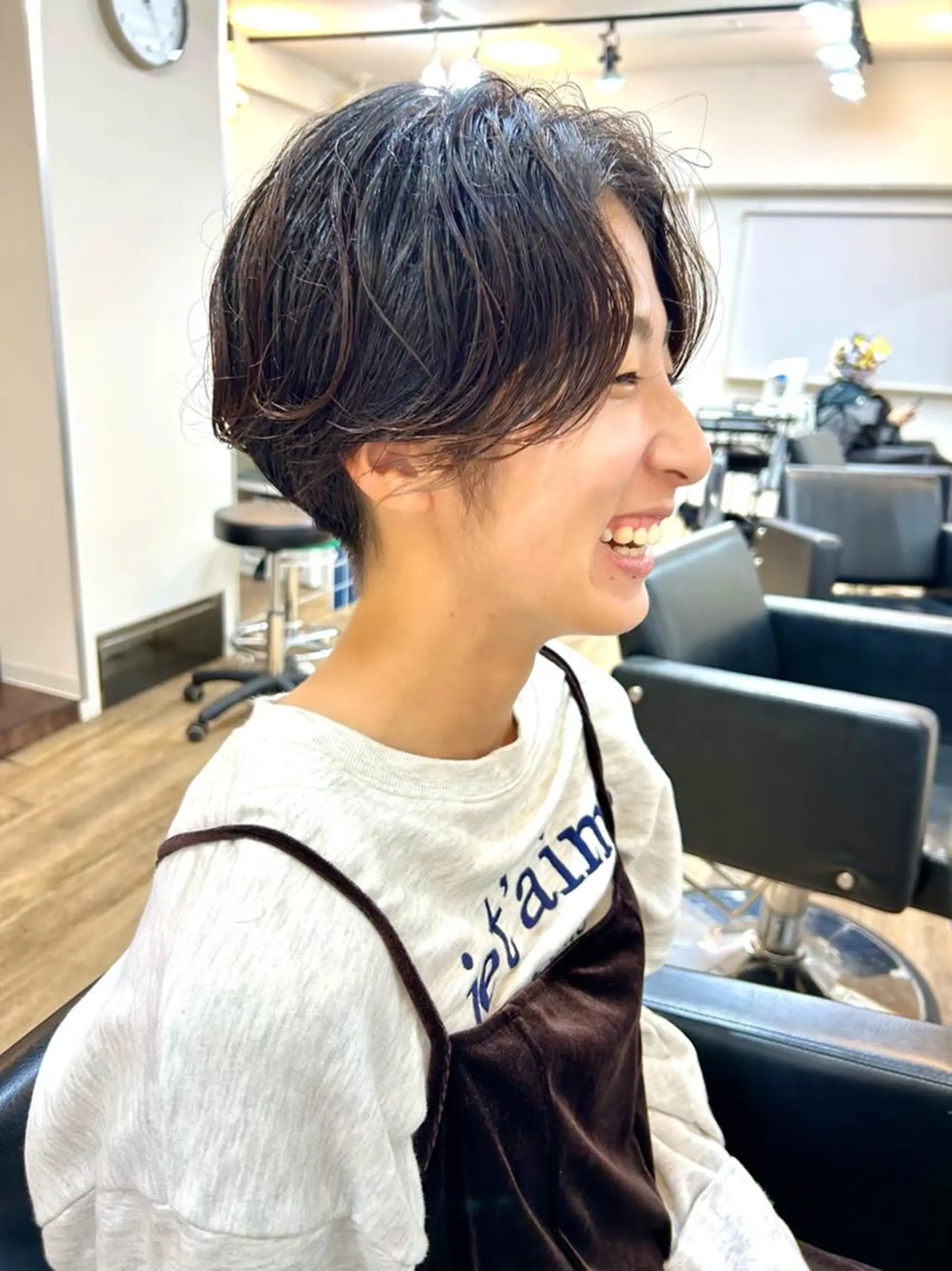 ショート パーマ kiy by ioeのヘアスタイル