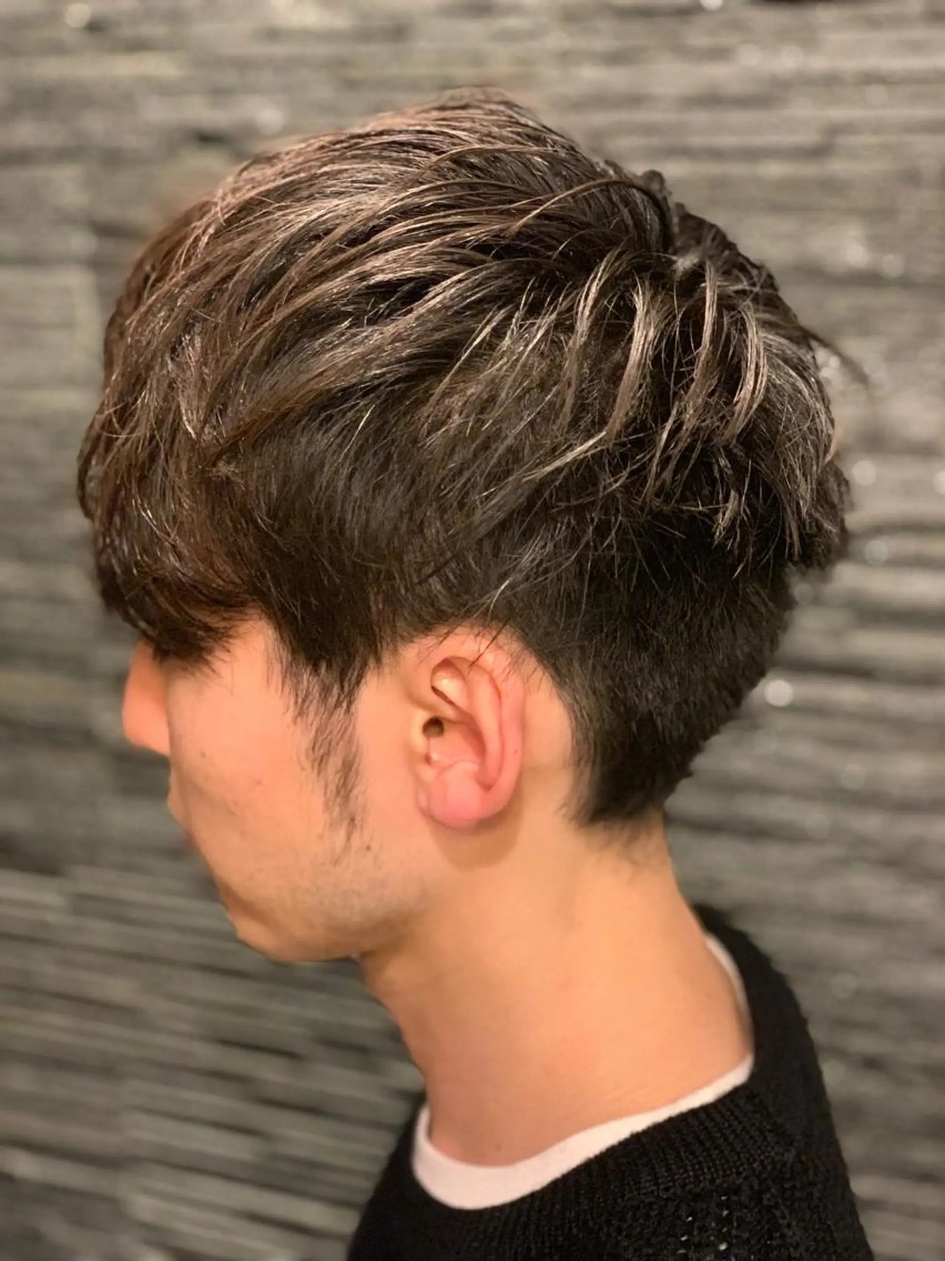 ミディアム 石川 裕大のヘアスタイル