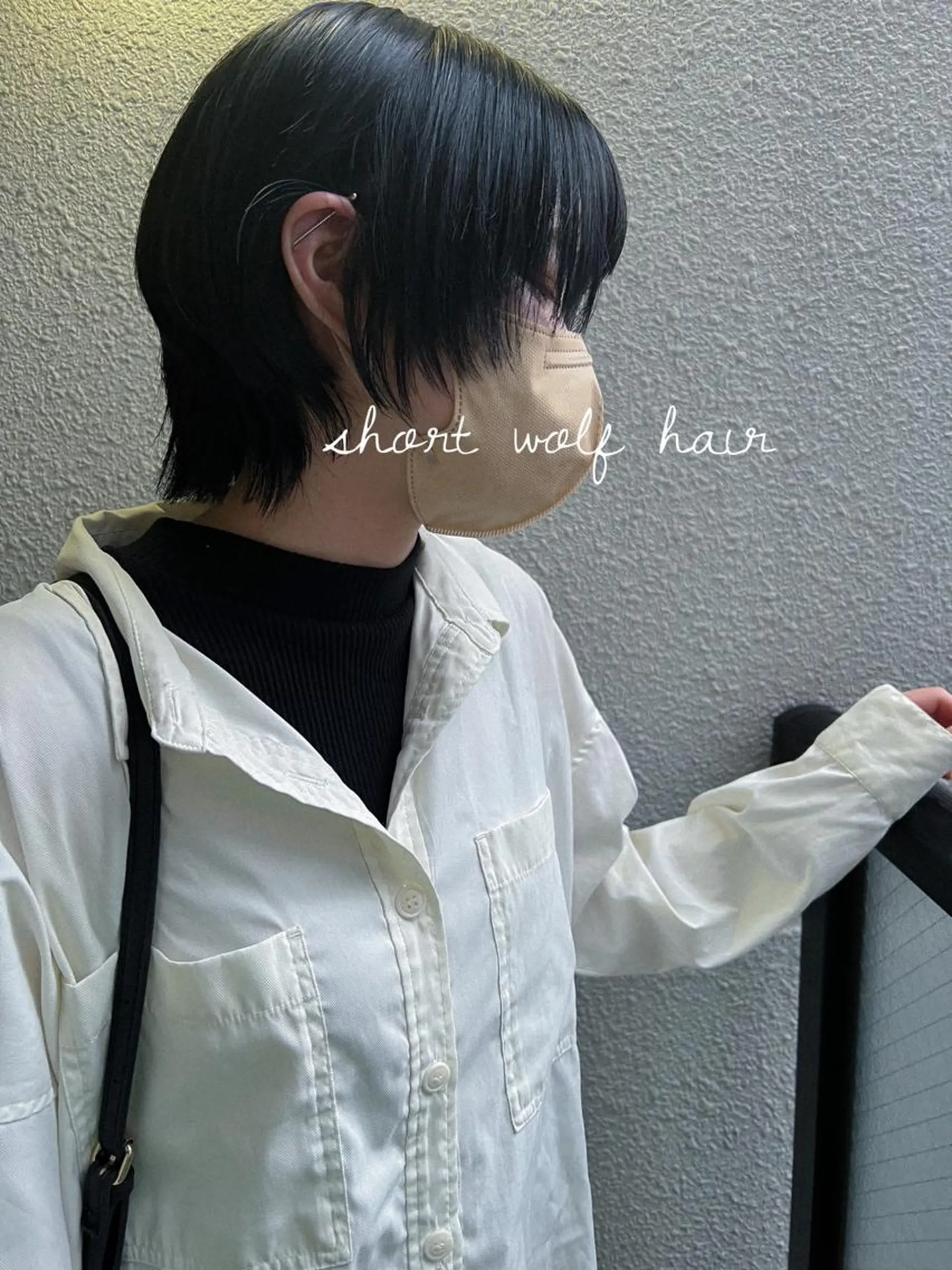 ショート カラー ブルーカラー ショートヘア ウルフカット カラーパティシエ facce🌼ikoのヘアスタイル