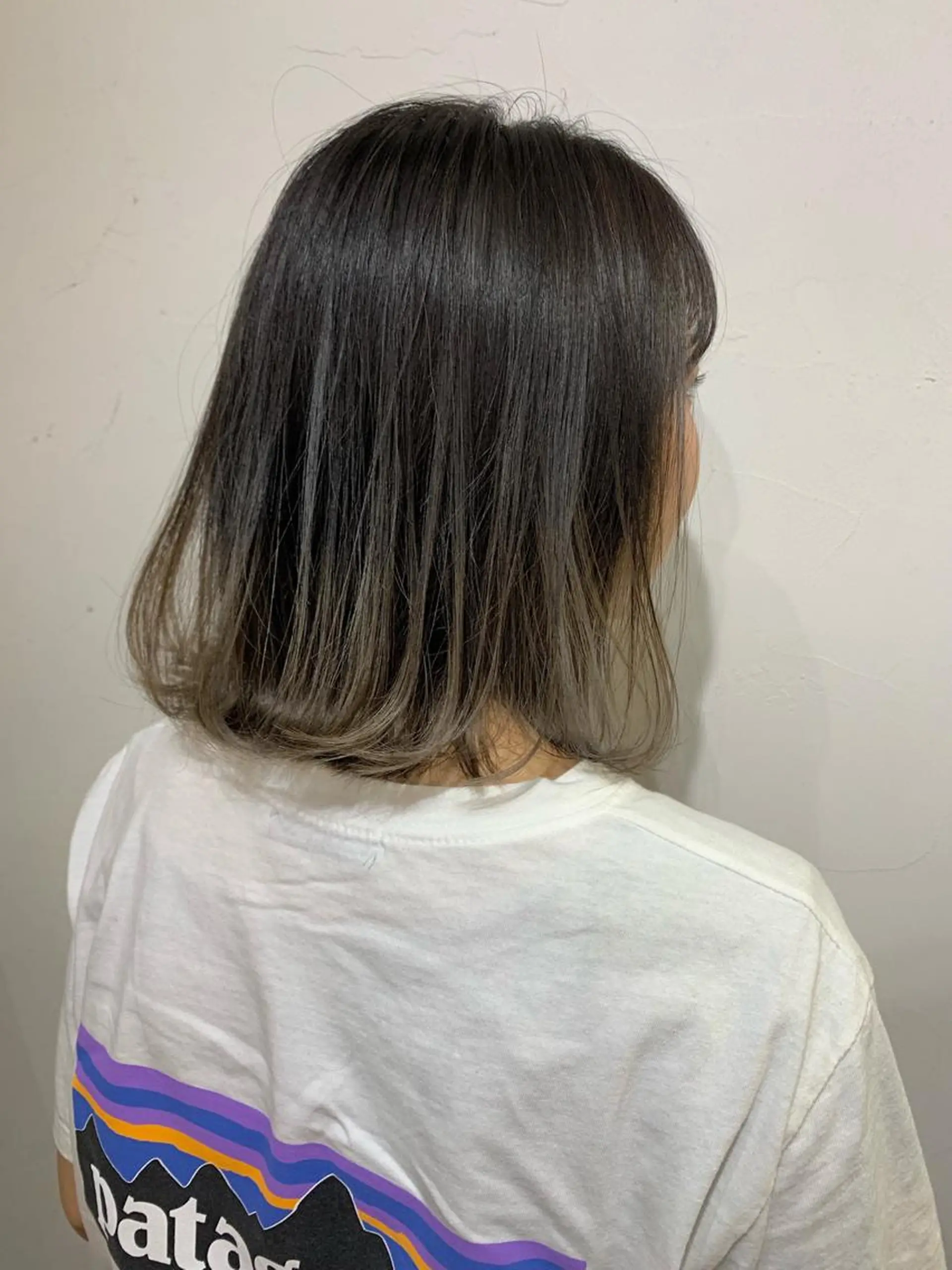 ミディアム カラー グラデーションカラー 外ハネヘア 柾本 寛貴のヘアスタイル