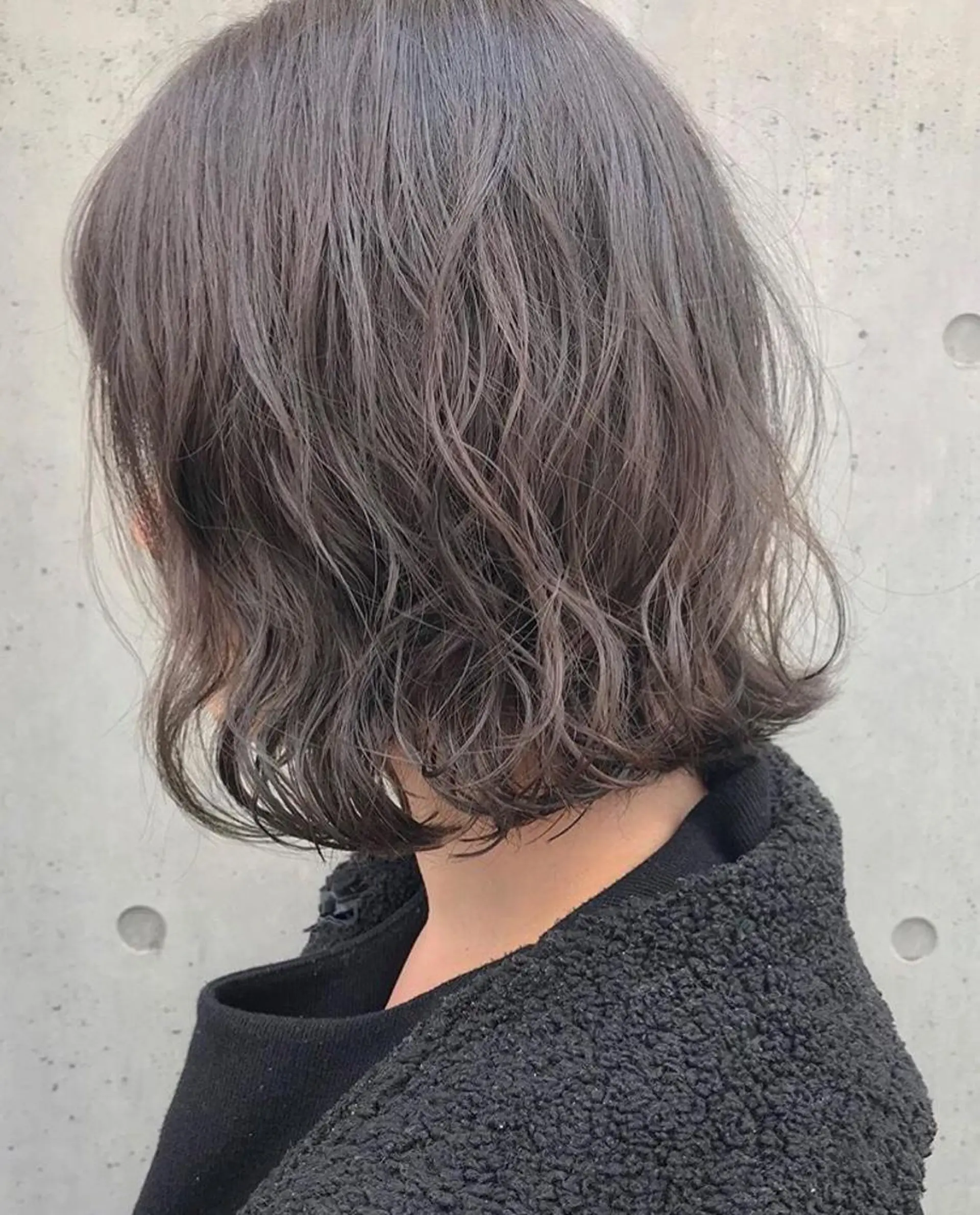 ショート カラー パーマ 韓・中華美女ヘア 🇰🇷×🇨🇳のヘアスタイル