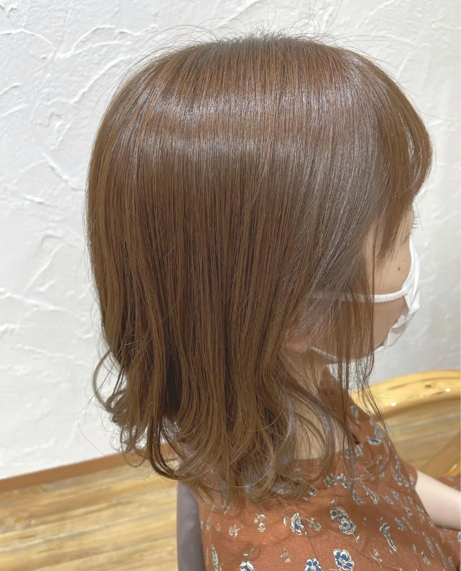 ミディアム カラー FELICE of hair 田口千尋のヘアスタイル
