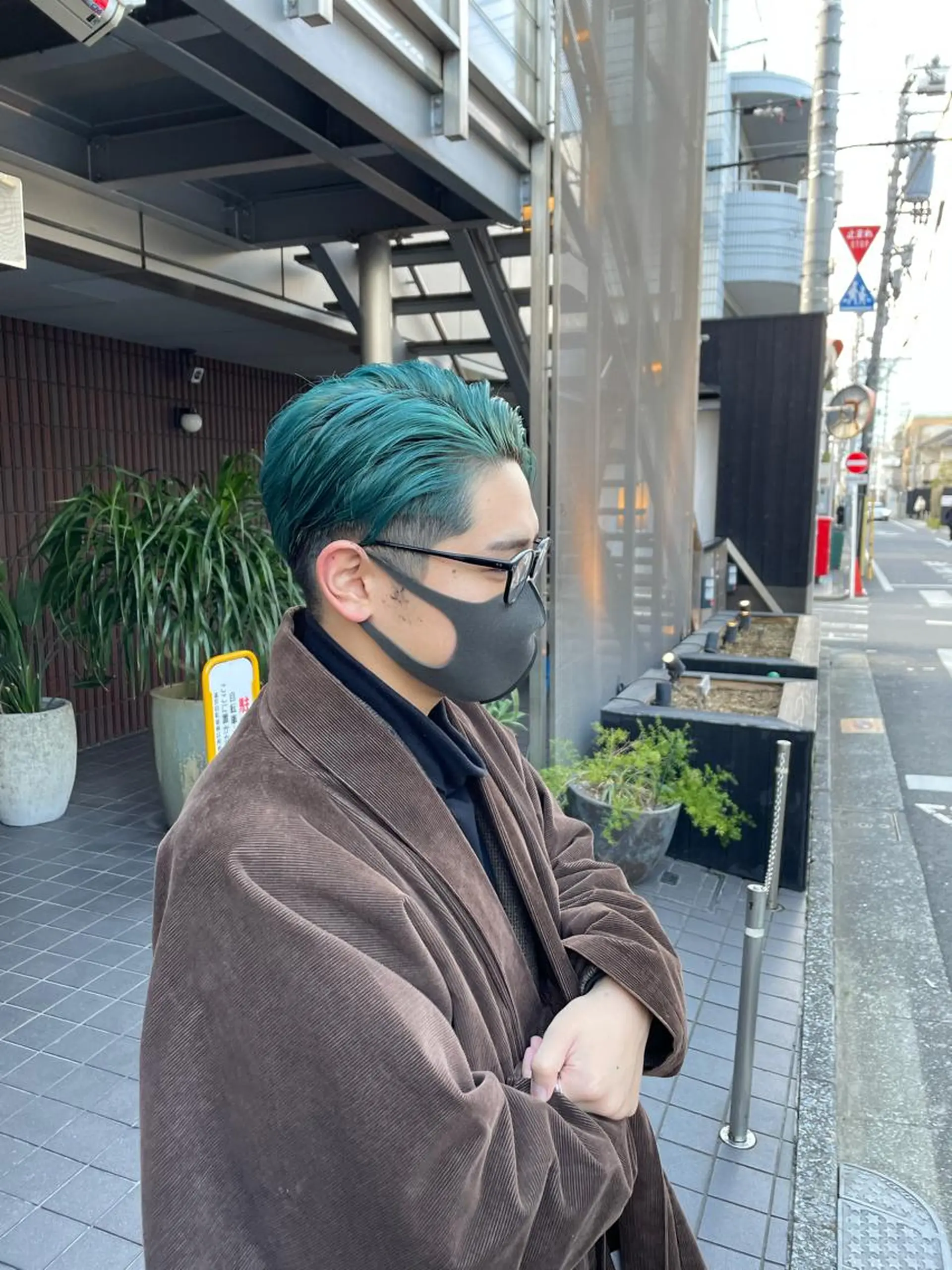 カラー メンズ カット トリートメント 🦋透明感カラー /ケアブリーチ🦋のヘアスタイル