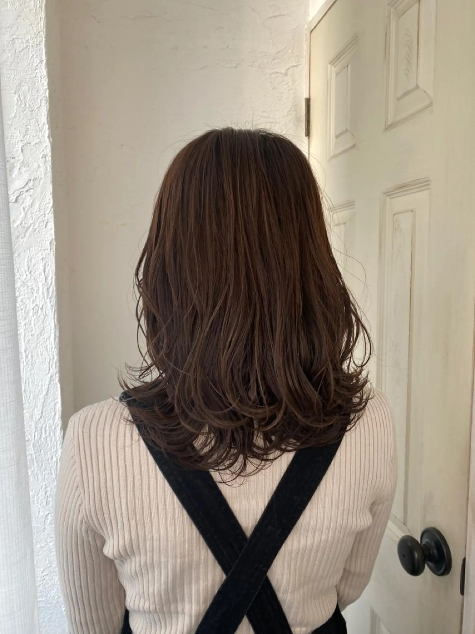 セミロング ヘアアレンジ 🍑もも 🍑のヘアスタイル