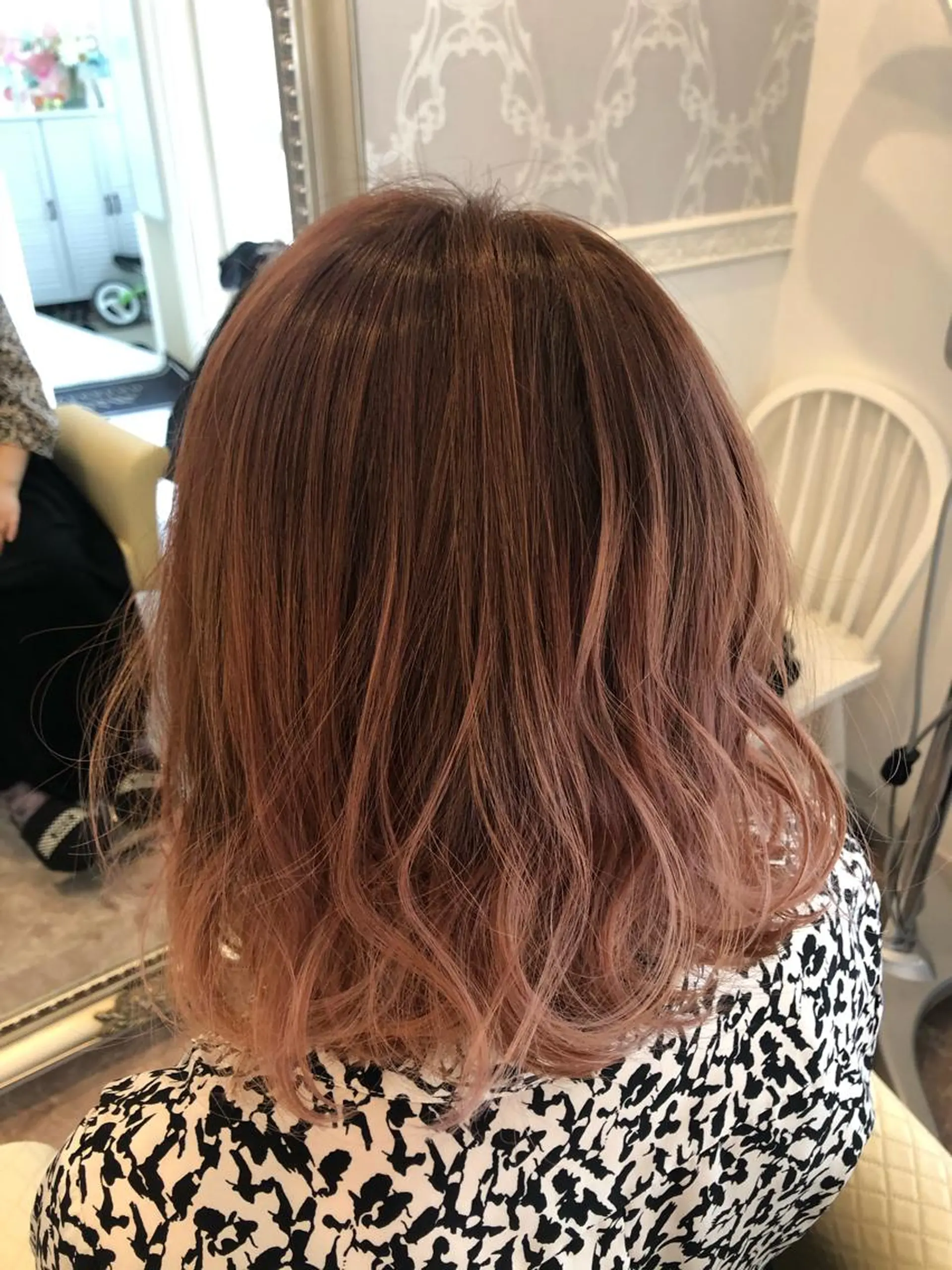 ミディアム ヘアカラー La.fleur ラ.フルールのヘアスタイル