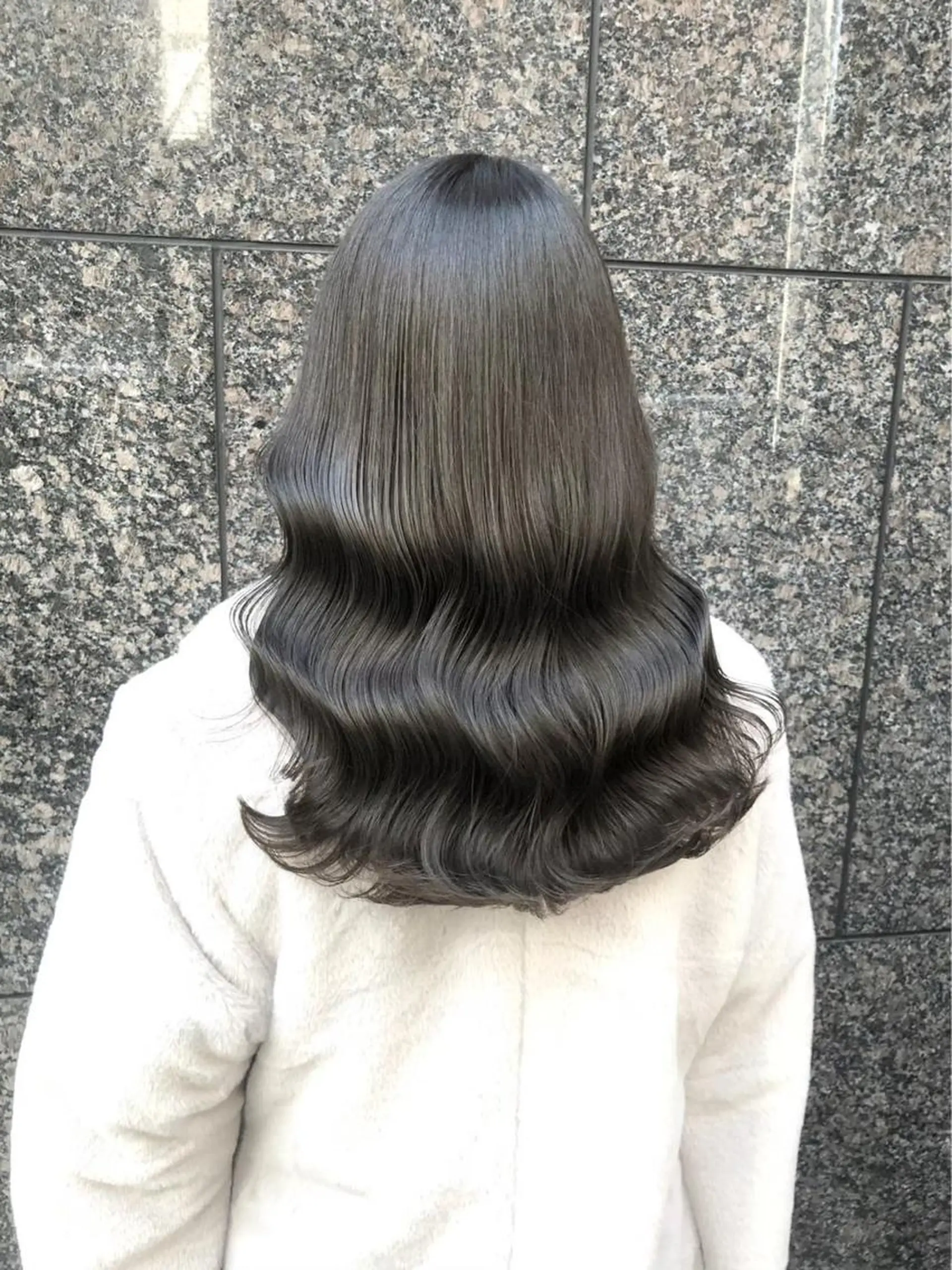 ロング カラー 縮毛矯正 トリートメント ‎🤍髪質改善‎🤍 ‎ViVIE🤍のヘアスタイル