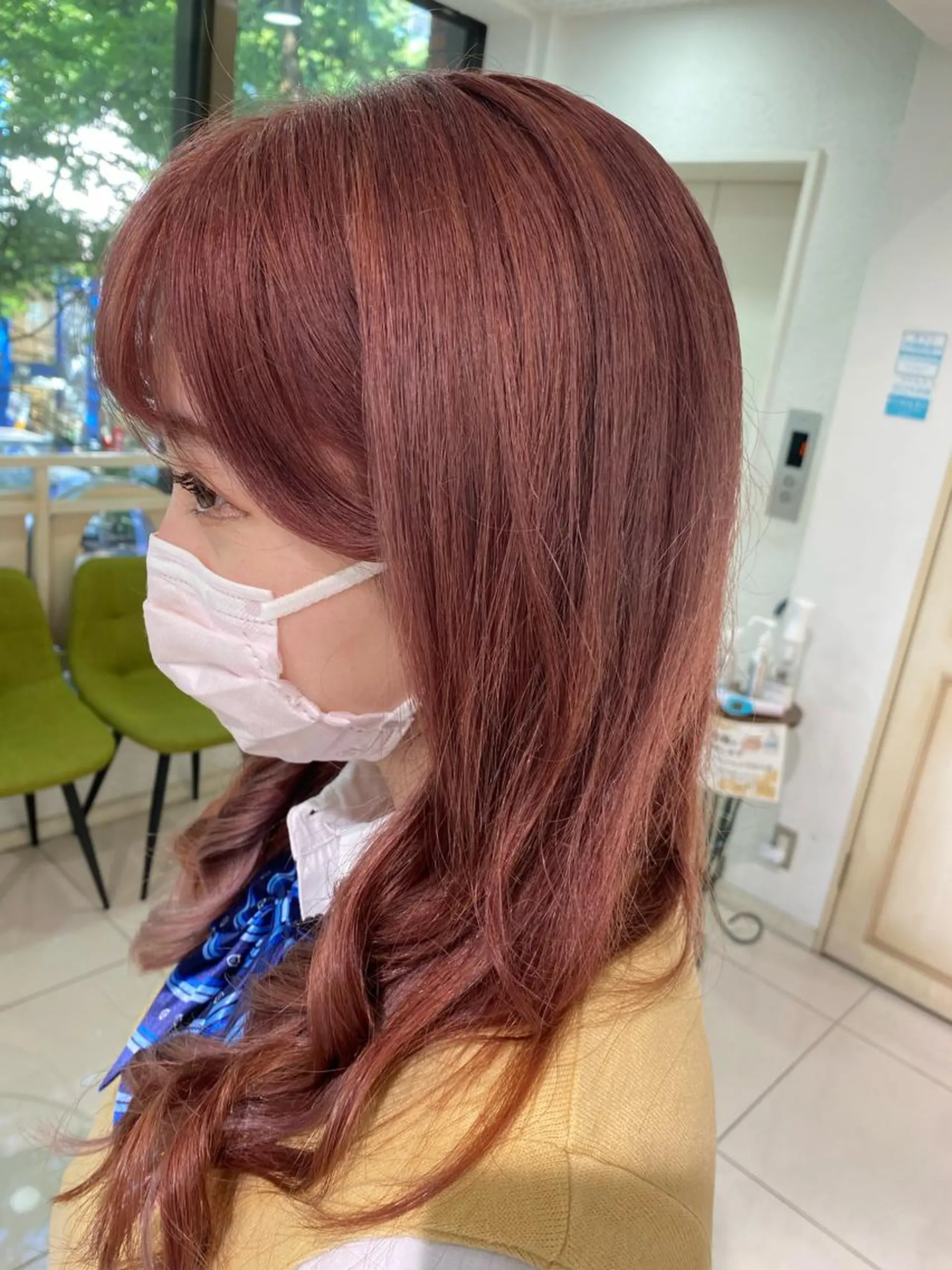 ロング カラー ヘアアレンジ 透明感カラー 古山 結季🌙🖤のヘアスタイル