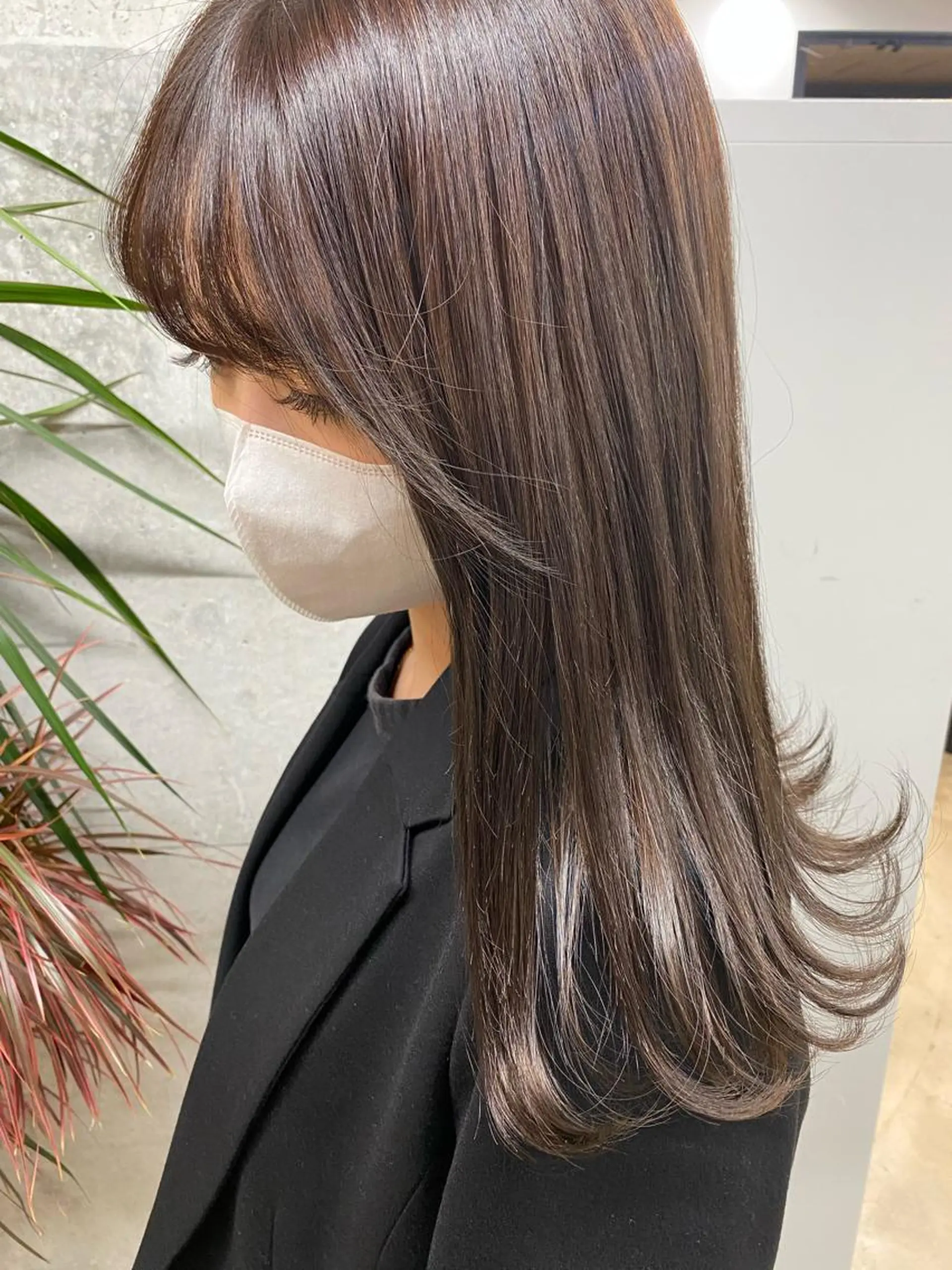 セミロング カラー トリートメント 🌼ハイライト透明感 🌼maiのヘアスタイル