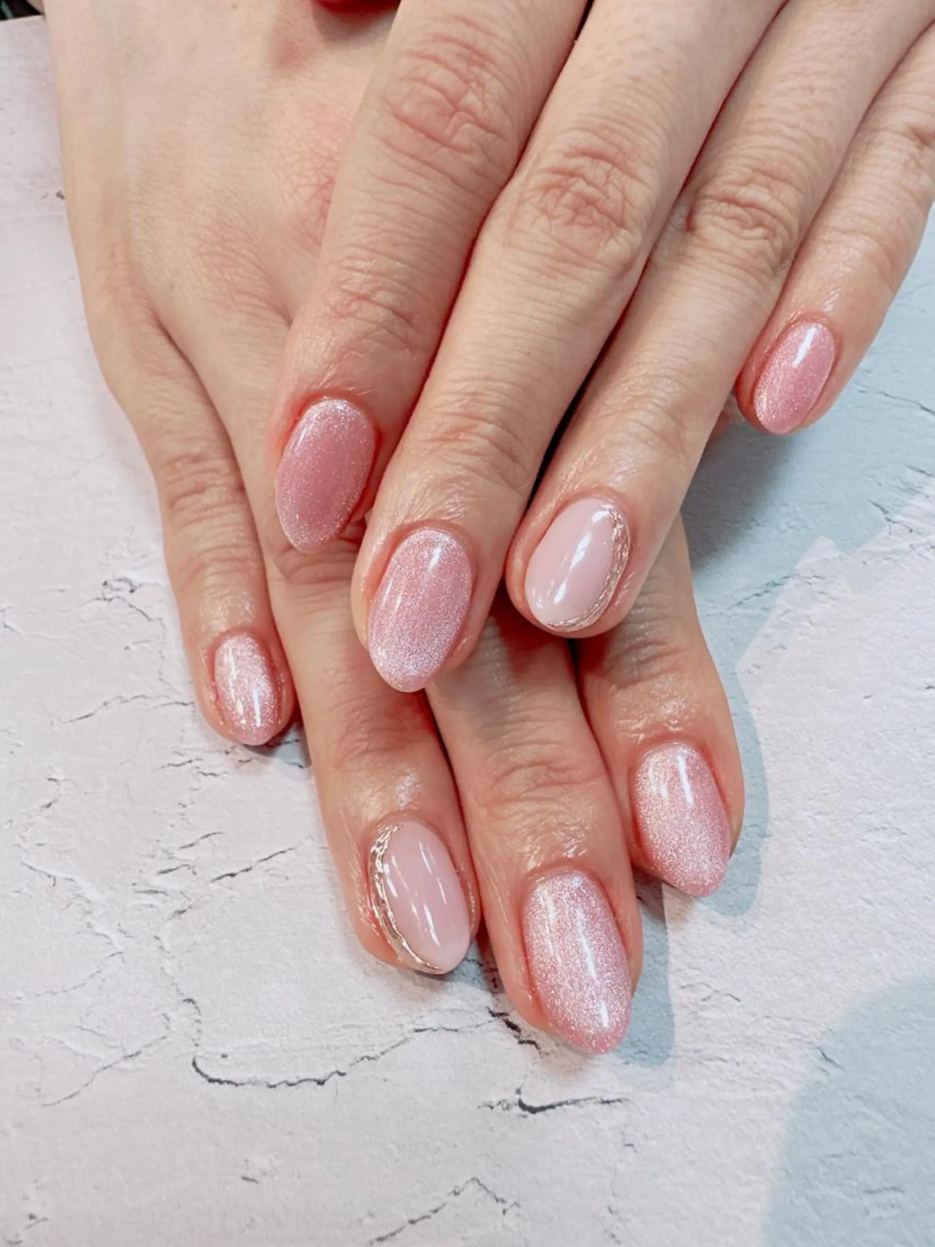 ネイル マグネットネイル ハンドネイル nailist SATO【銀座】のネイルデザイン