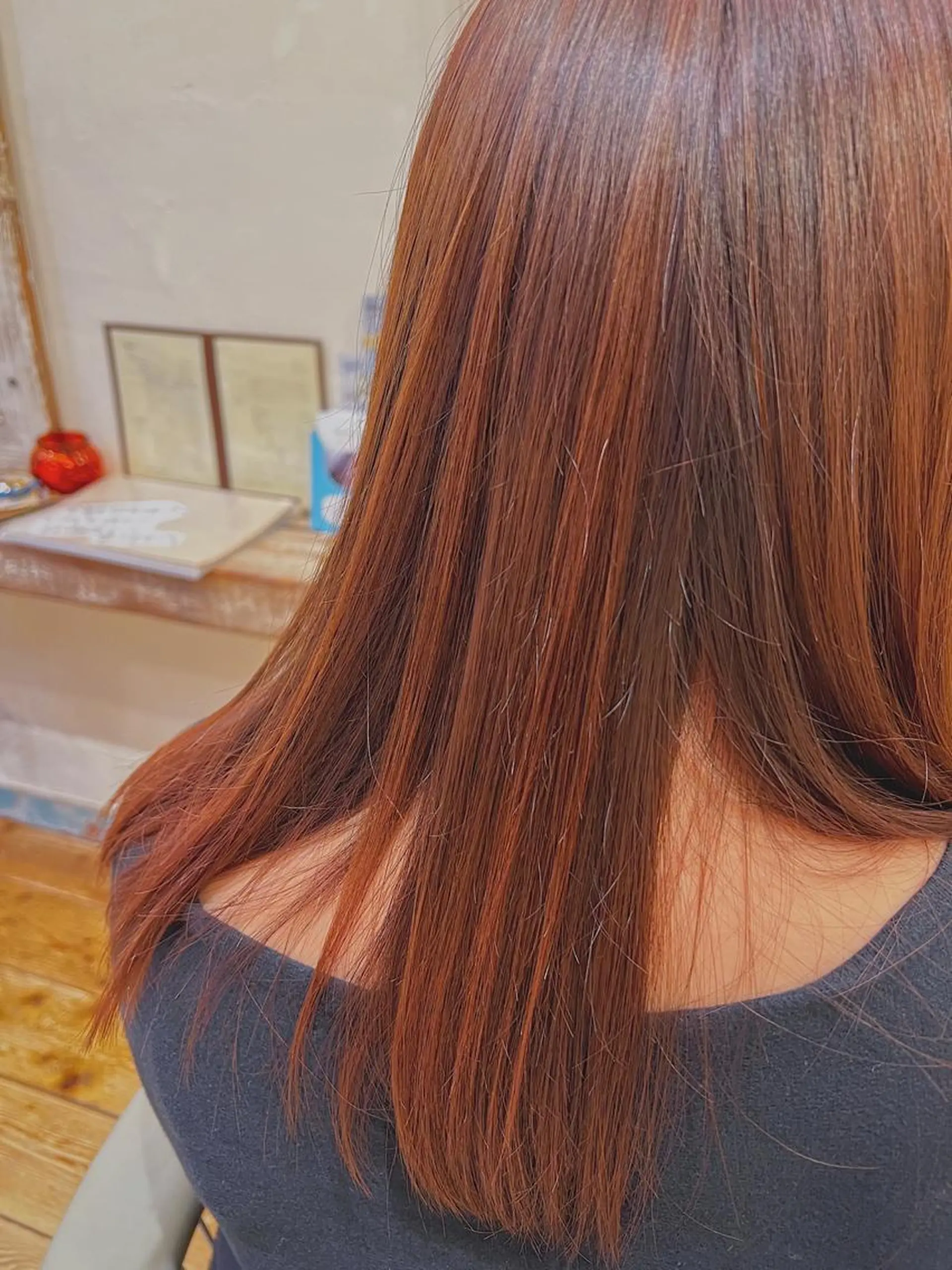 ミディアム カラー stylist田口 祐歩のヘアスタイル