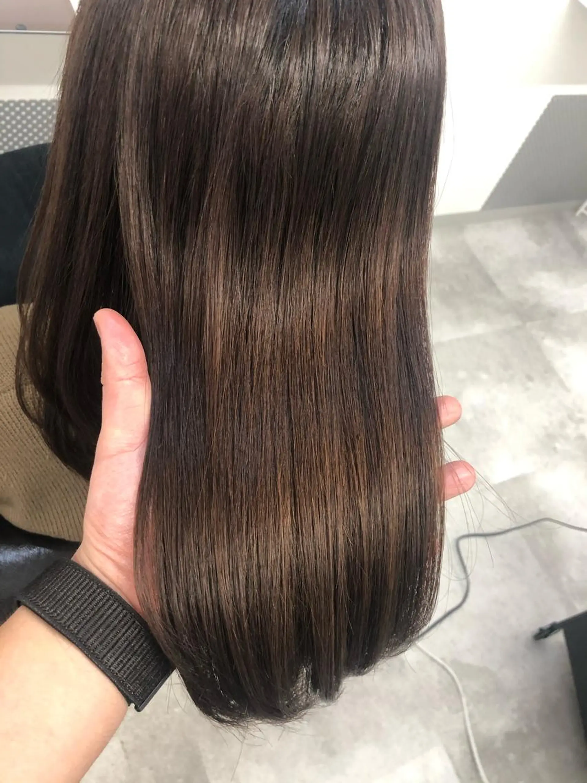 セミロング 縮毛矯正 トリートメント 美髪の錬金術師 チダ ヨシヒロのヘアスタイル