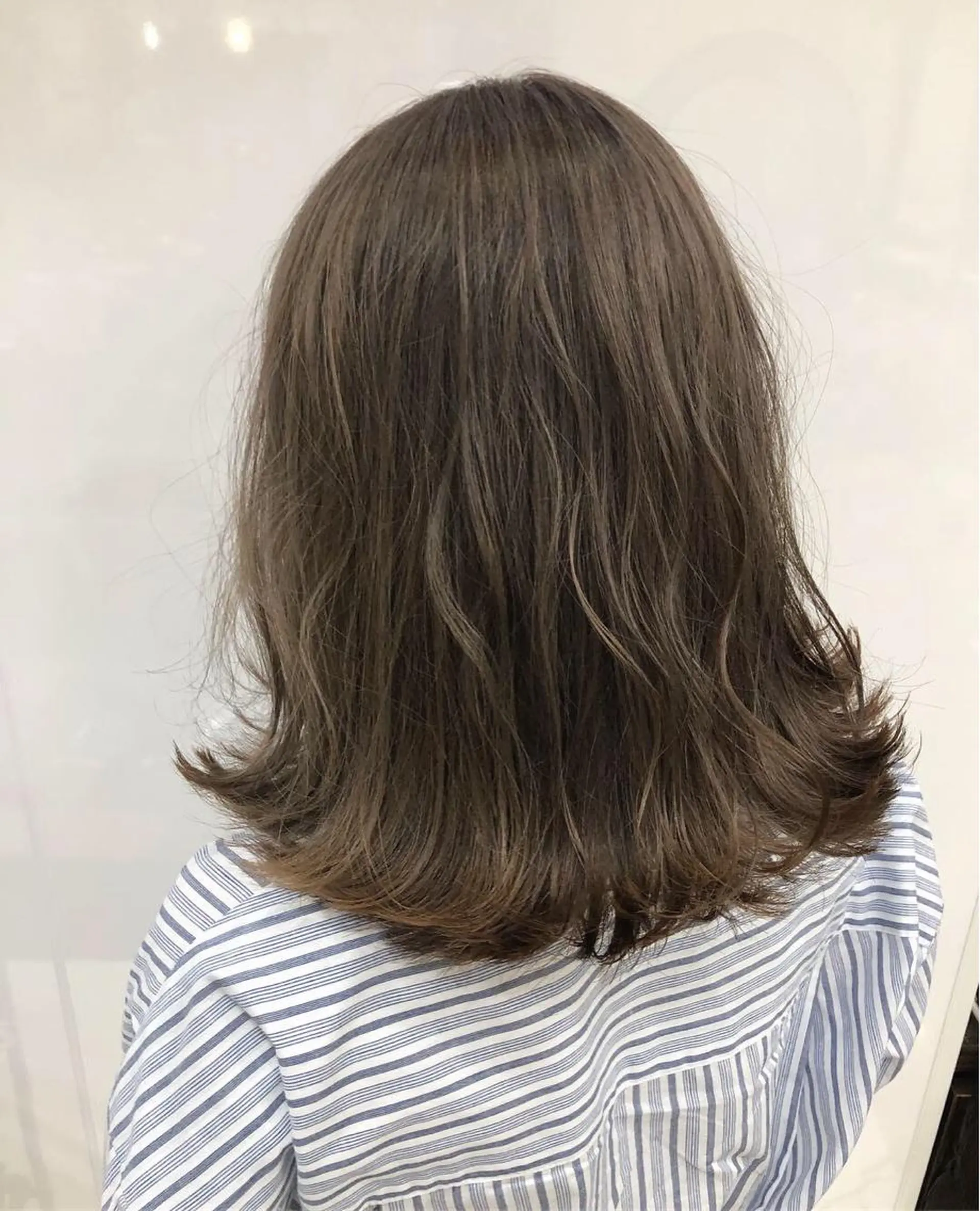 ミディアム カラー hina☺︎ 髪質改善/ストレートのヘアスタイル