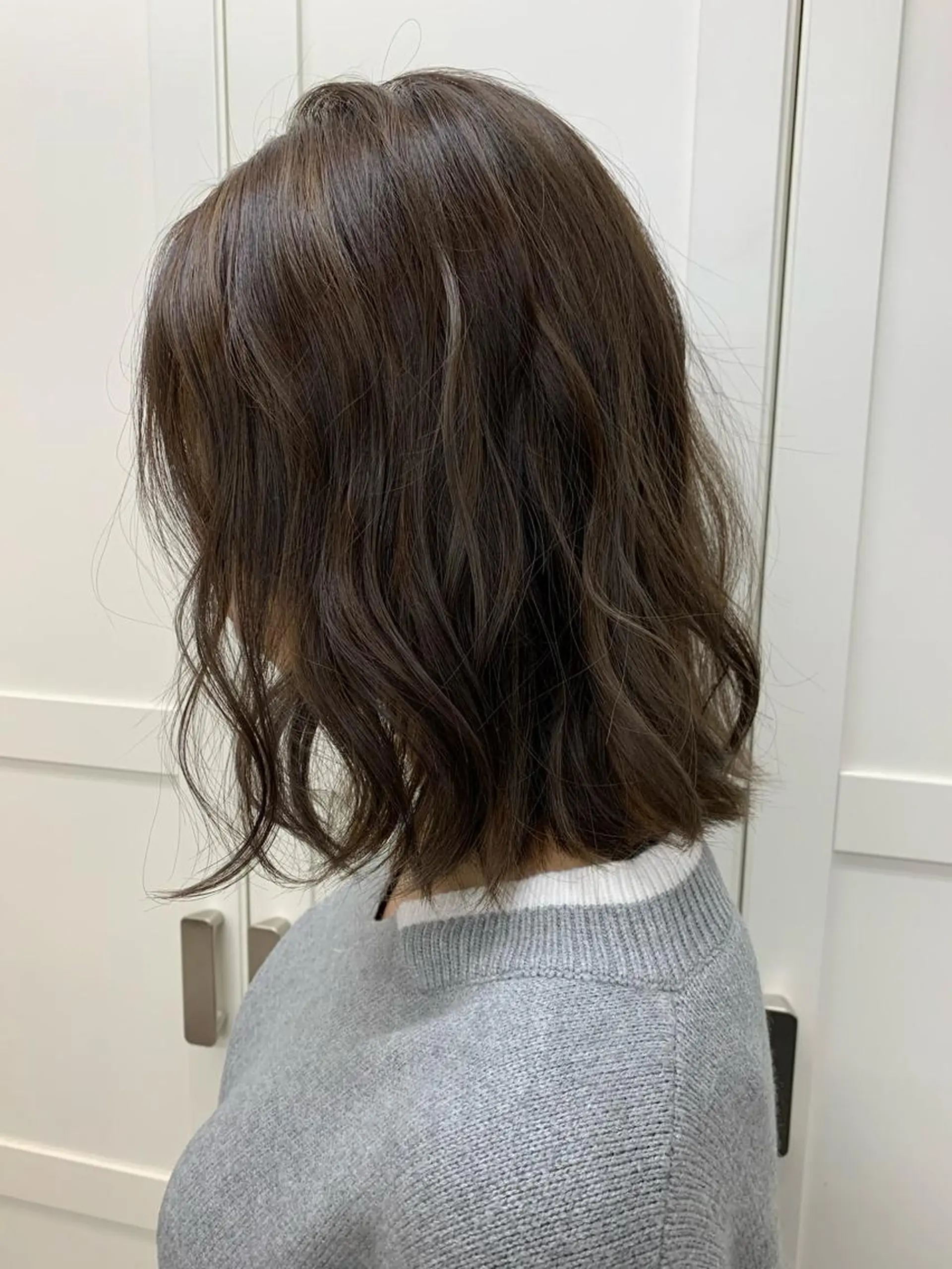 ミディアム カラー ハットリ /北習志野のヘアスタイル