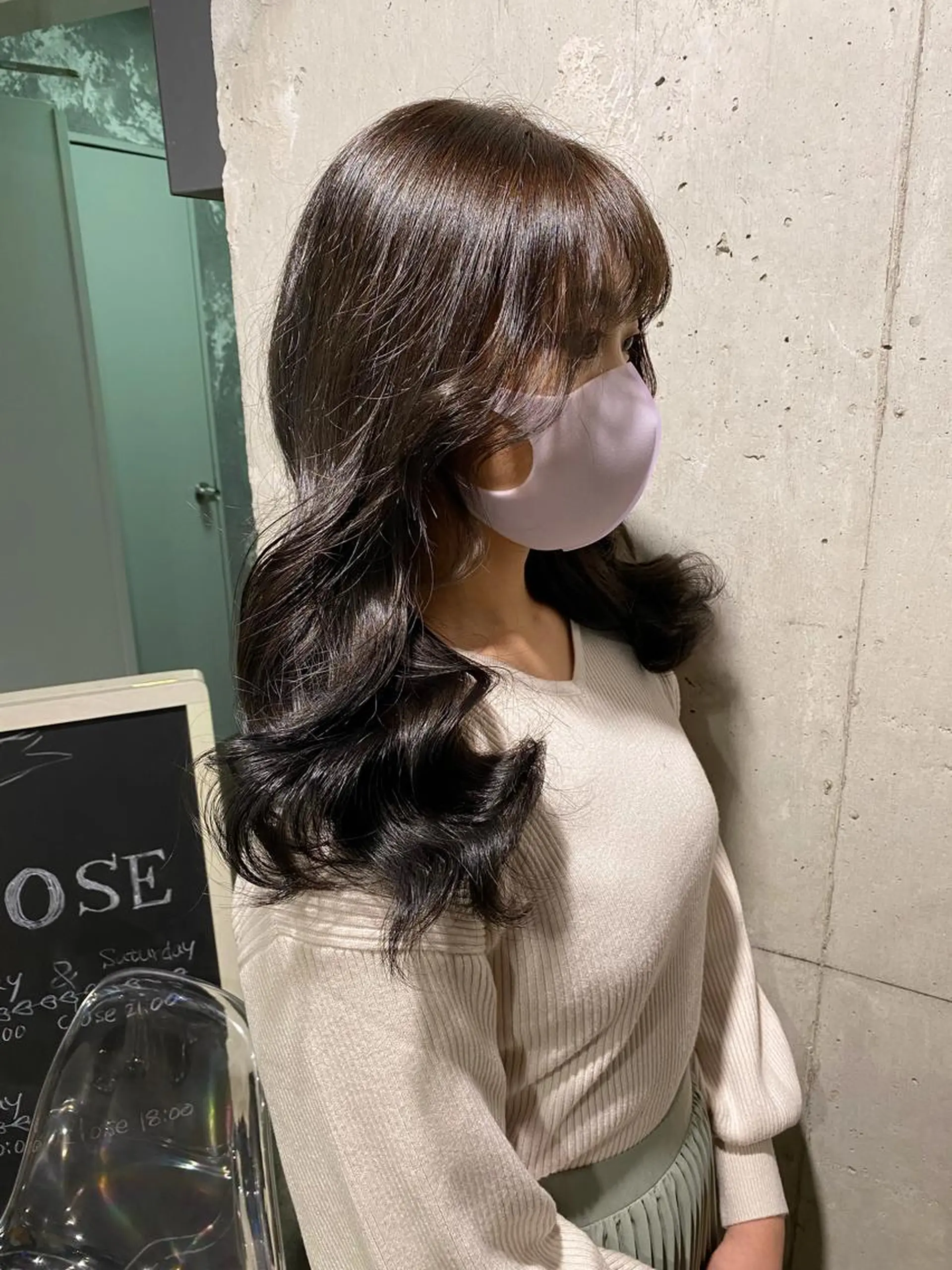 ロング カラー ベージュカラー💖 やすひろのヘアスタイル