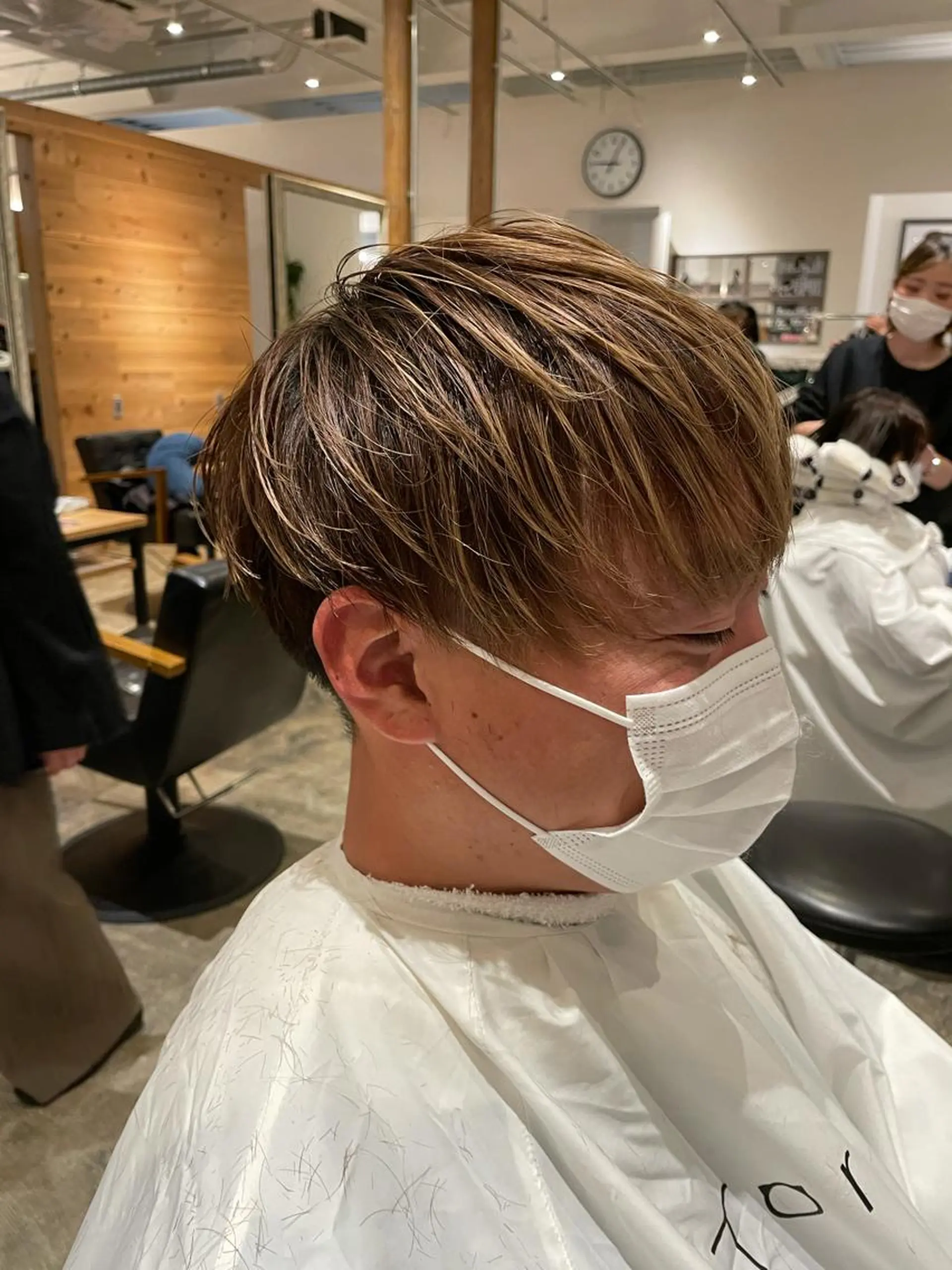 メンズ 水戸/ブリーチカラー ♠️♠️會澤遼真のヘアスタイル