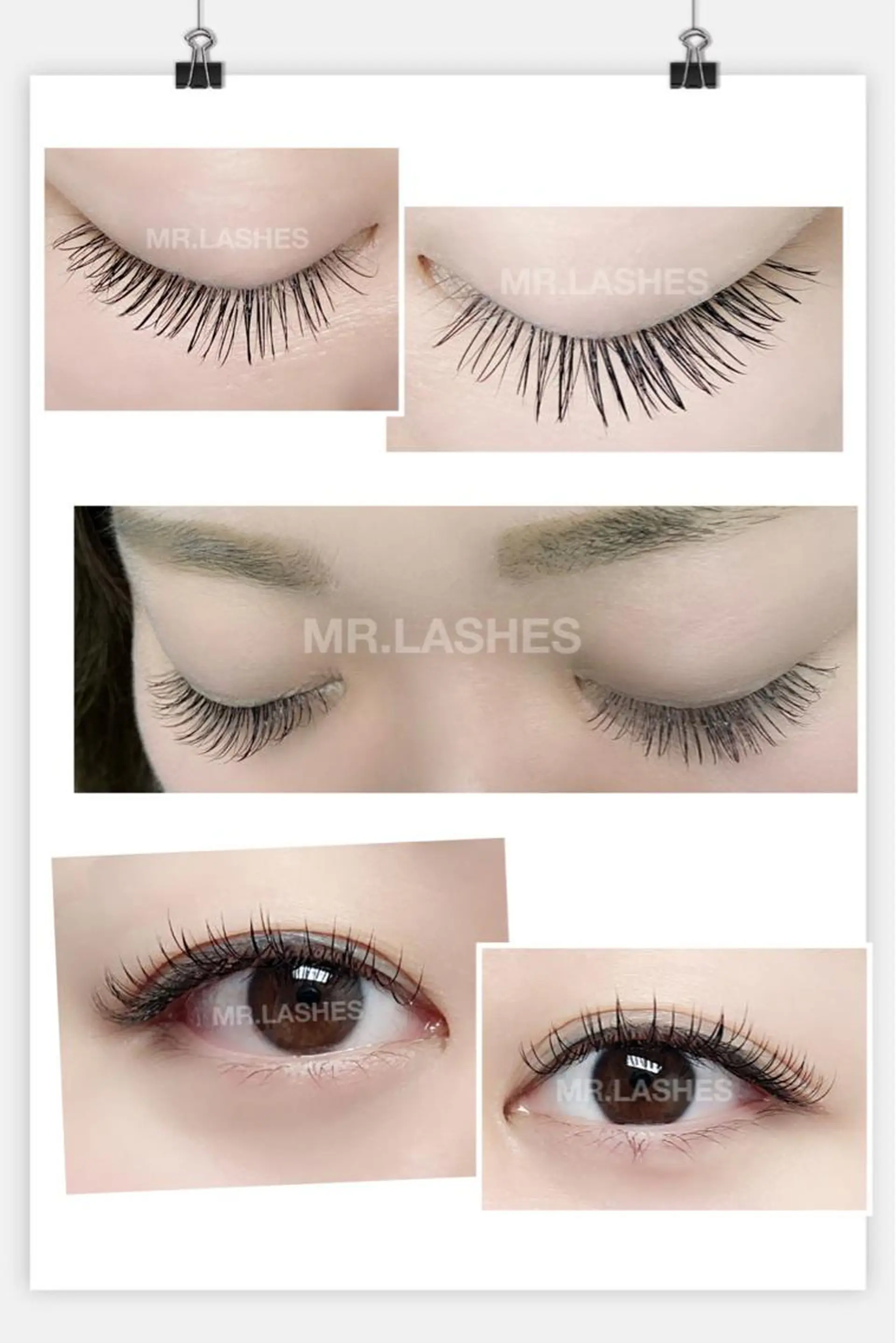 マツエク・マツパ フラットラッシュ Mi Ryoのマツエク・マツパデザイン